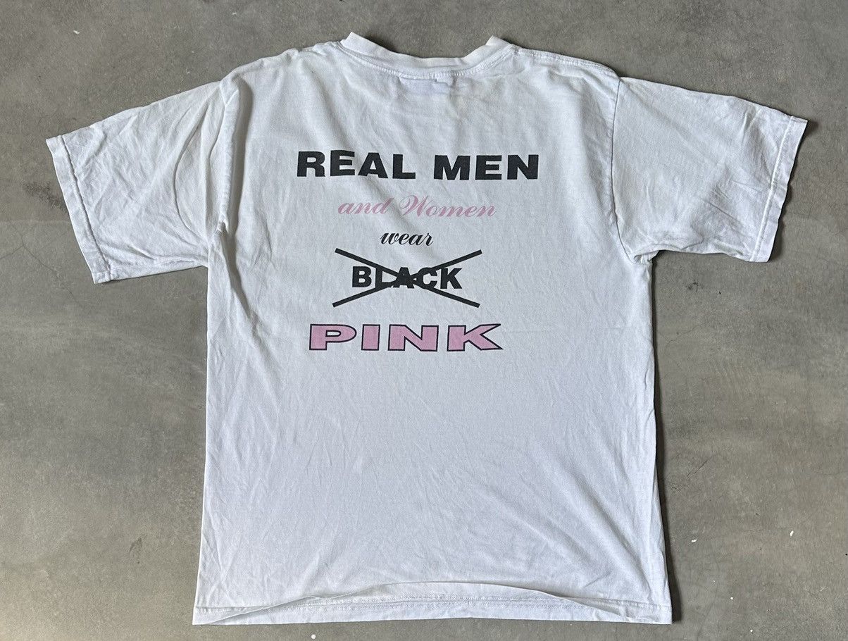 All Sport VINTAGE REAL MEN WEAR PINK TEE Size US L / EU 52-54 / 3 - 1 Thumbnail