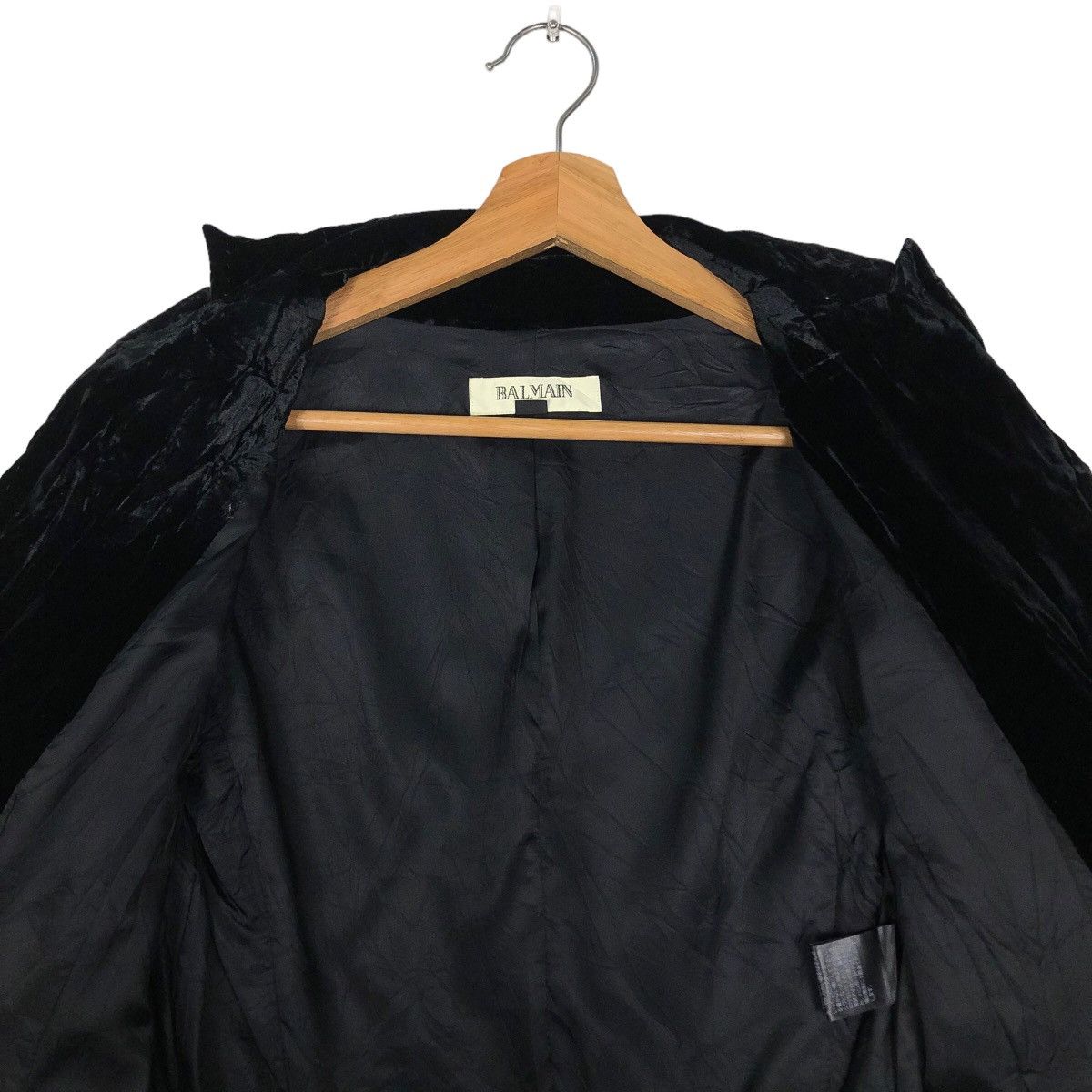 Balmain 🔥Rich Black - Suits Velvet Coats Jacket Balmain Paris Size M / US 6-8 / IT 42-44 - 12 Thumbnail
