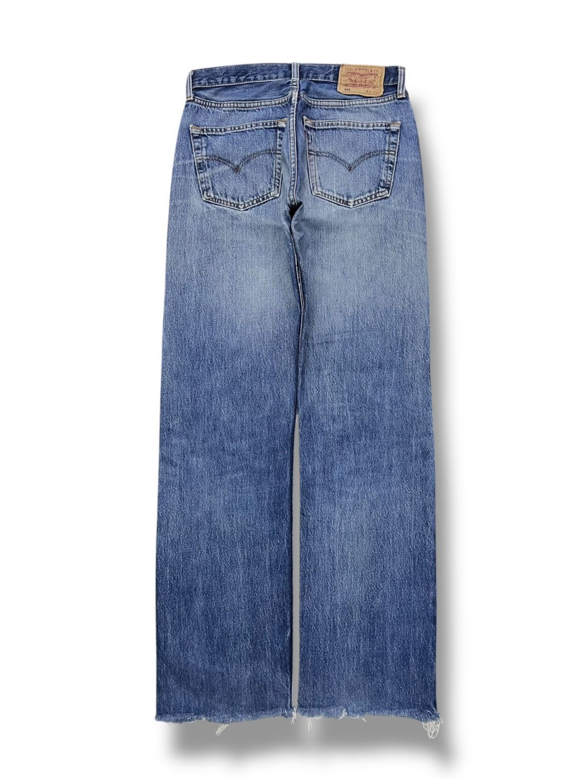 Levi's Vintage 90s Levi’s 501 - Faded, Ripped & Distressed Denim Size US 30 / EU 46 - 3 Thumbnail
