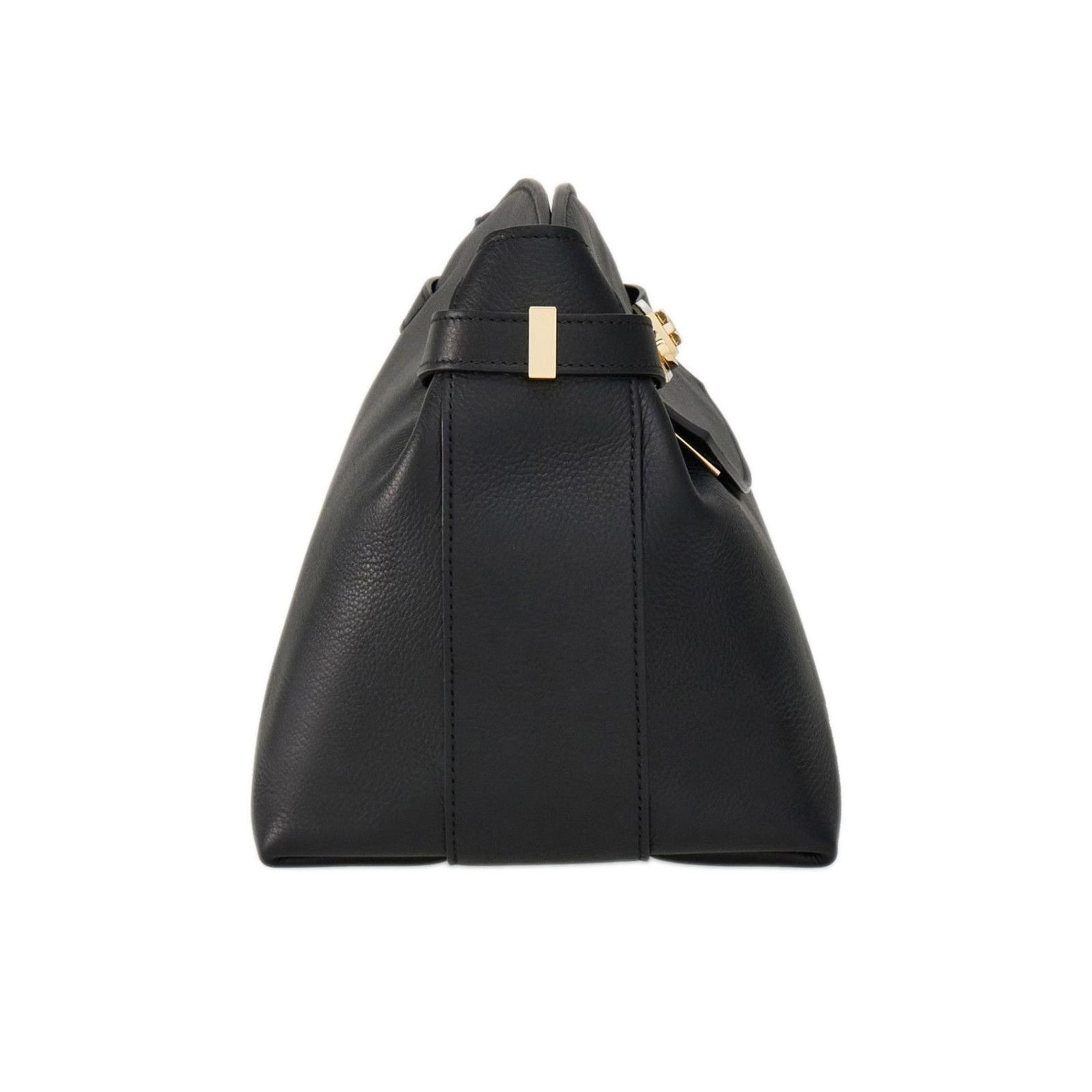 Salvatore Ferragamo FERRAGAMO Hug Black Leather Crossbody Bag New & Authentic Size ONE SIZE - 2 Thumbnail