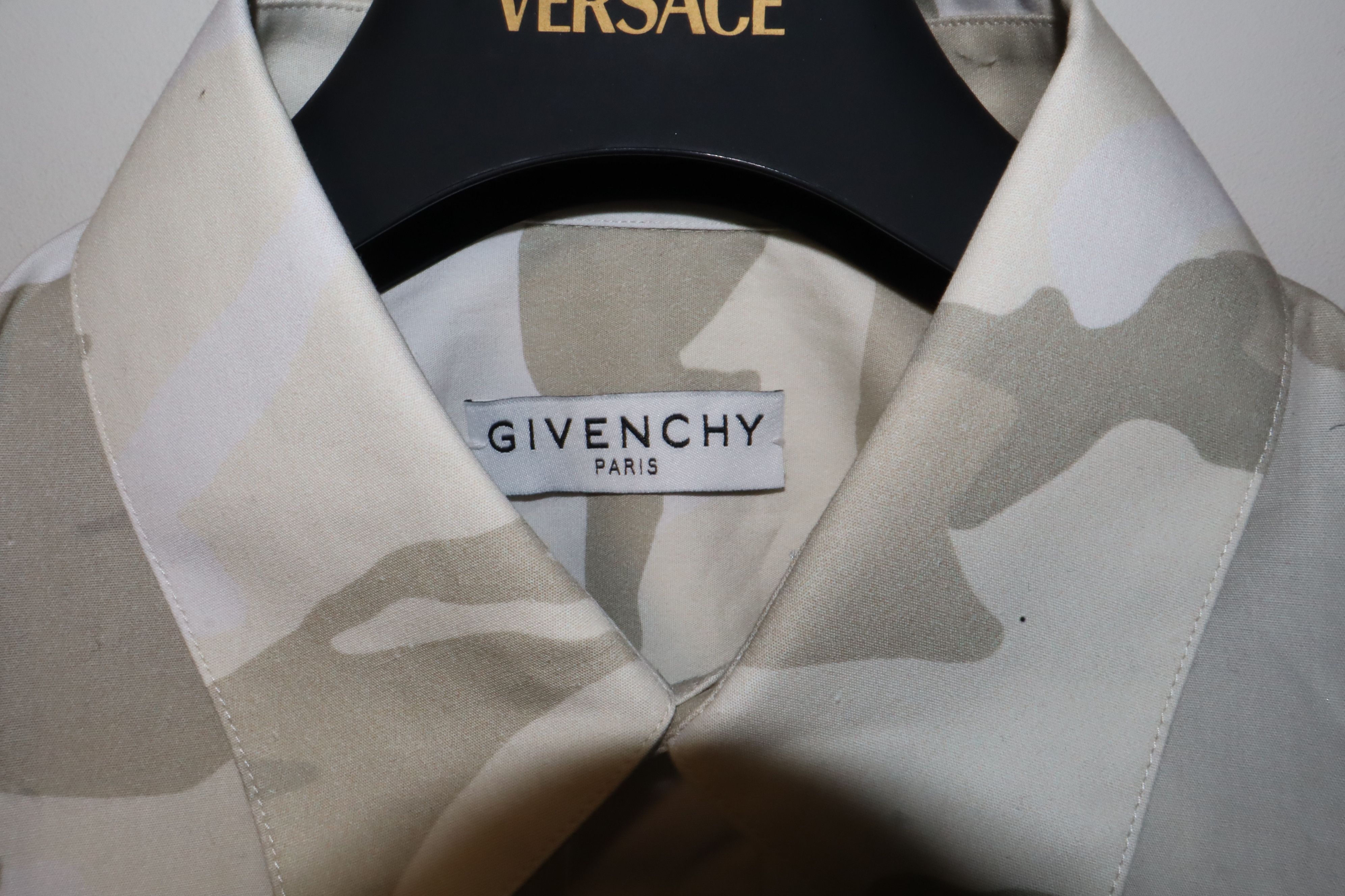 Givenchy Camo logo shirt Size US S / EU 44-46 / 1 - 4 Thumbnail