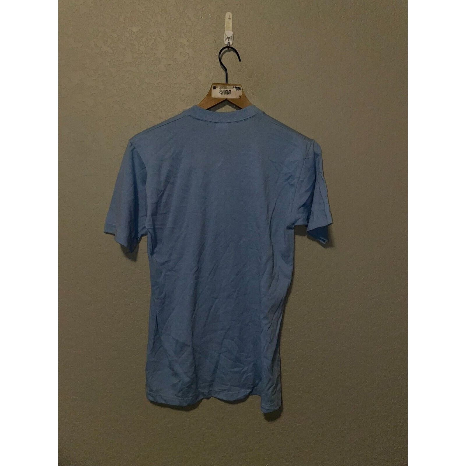 Russell Athletic Vintage Antelope Shirt Badlands SD 80s USA Made Blue Tee VTG Size US M / EU 48-50 / 2 - 10 Thumbnail