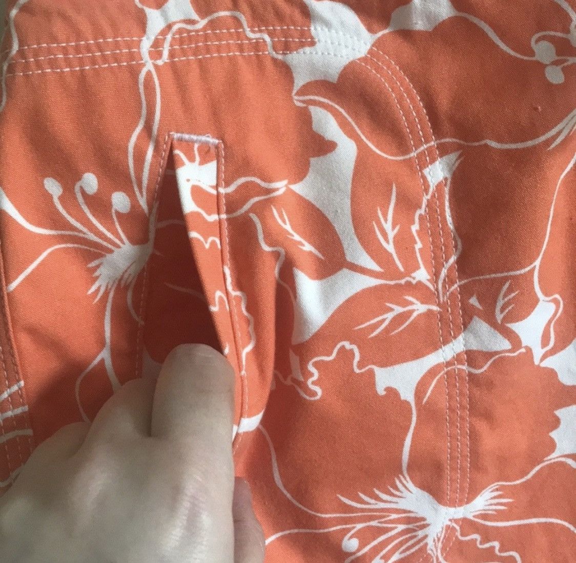 Loft LOFT HAWAIIAN POCKET MINI SKIRT WITH TIE SIZE 2 Size 28" / US 6 / IT 42 - 3 Thumbnail