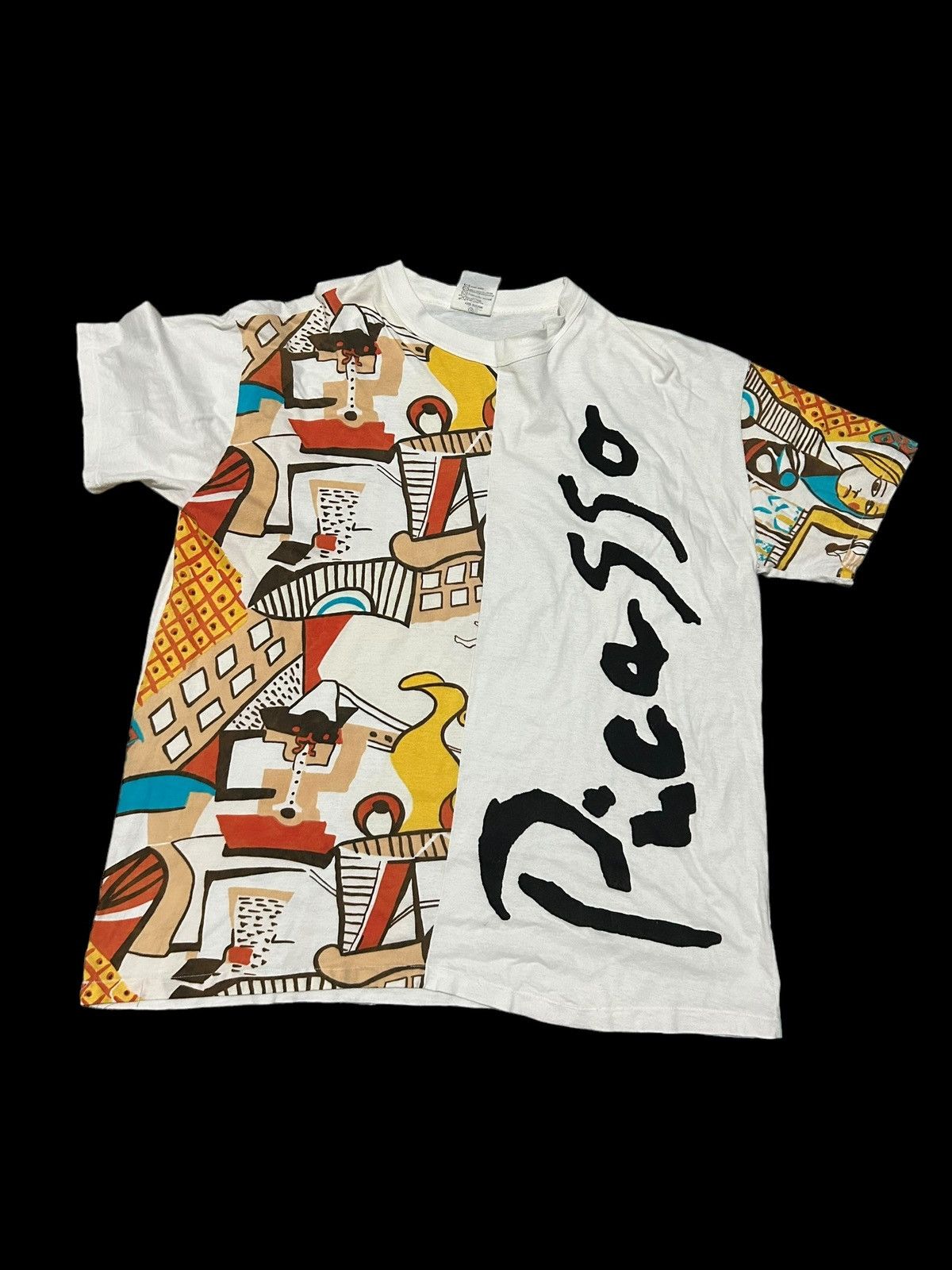 Vintage Vtg Picasso Rare design Shirt Size US M / EU 48-50 / 2 - 1 Thumbnail
