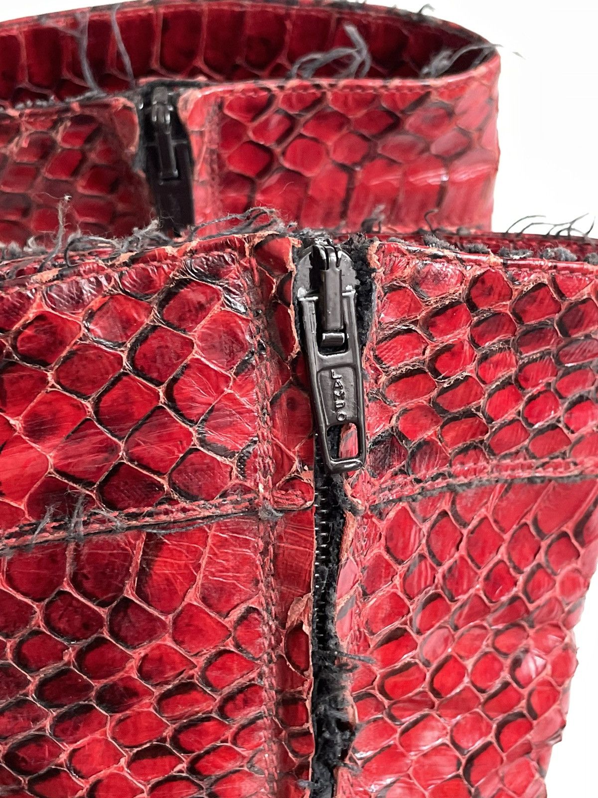 Gianni Barbato × Vintage Archive Gianni Barbato snake leather boots Size US 6 / IT 36 - 9 Thumbnail