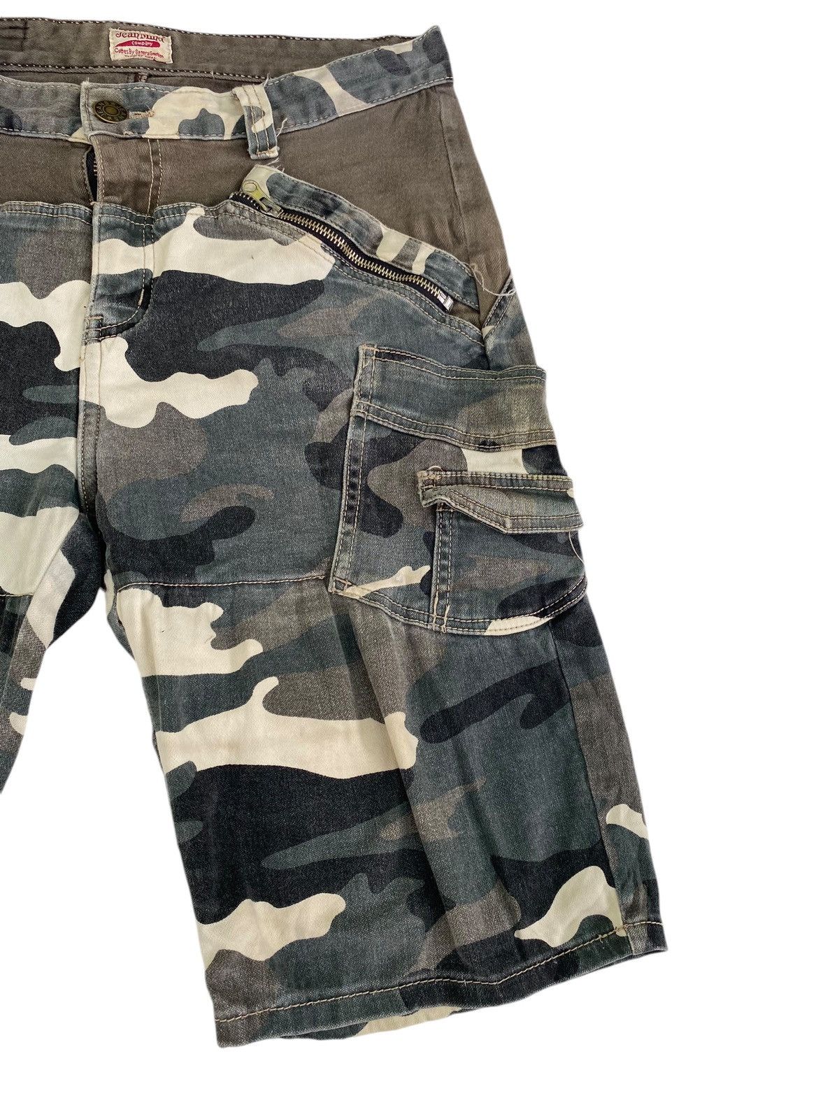 Vintage Vtg Short Pants Camo Design Size US 33 - 3 Thumbnail