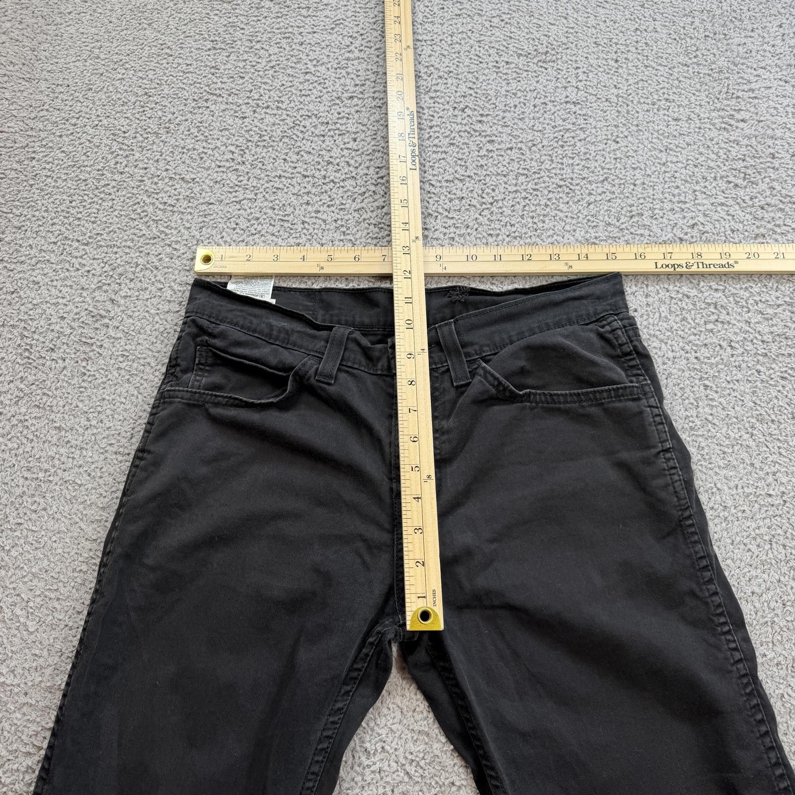 Levi's Levis 511 Jeans Mens 31x30 Slim Fit Black Stretch Faded Size US 31 - 3 Thumbnail