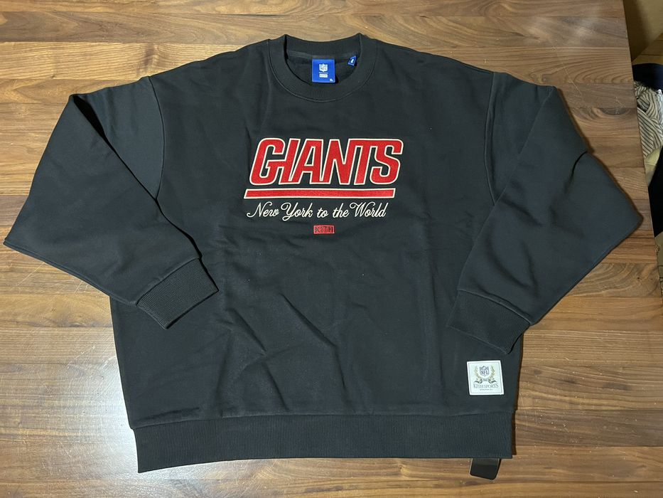 Kith for the NFL: Giants Nelson Vintage Crewneck - Black