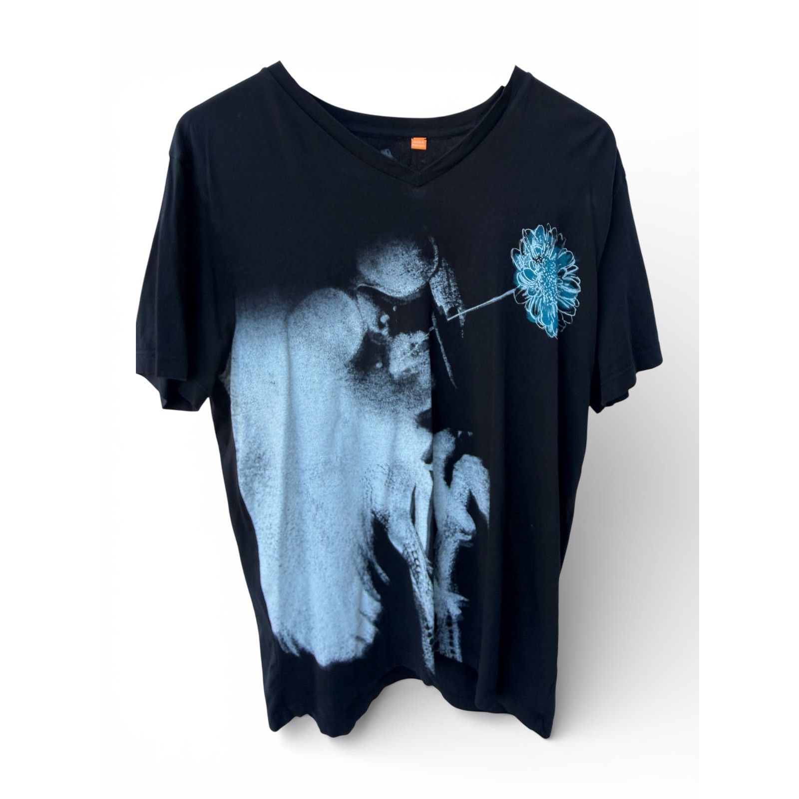 Hugo Boss Boss Orange Black Flower Graphic Short Sleeve T-Shirt Large Size US L / EU 52-54 / 3 - 1 Thumbnail