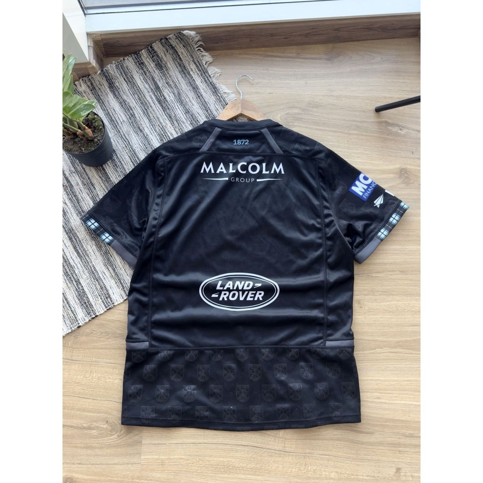 Macron VINTAGE Glasgow Warriors Rugby Home Shirt 2022/2023 Macron Jersey Black XL Mens Shirt Size US XL / EU 56 / 4 - 4 Thumbnail