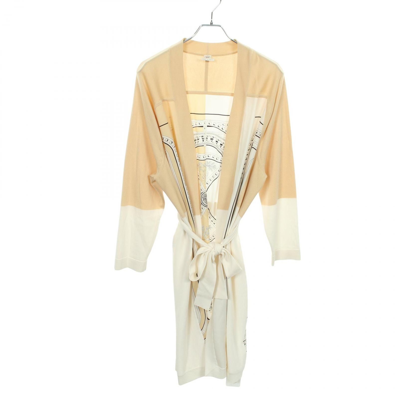 Hermes Hermes Hermes Twillaine Grand Tralala Silk Cotton Cardigan Textile Tops DUTY FREE for USA Size ONE SIZE - 1 Thumbnail