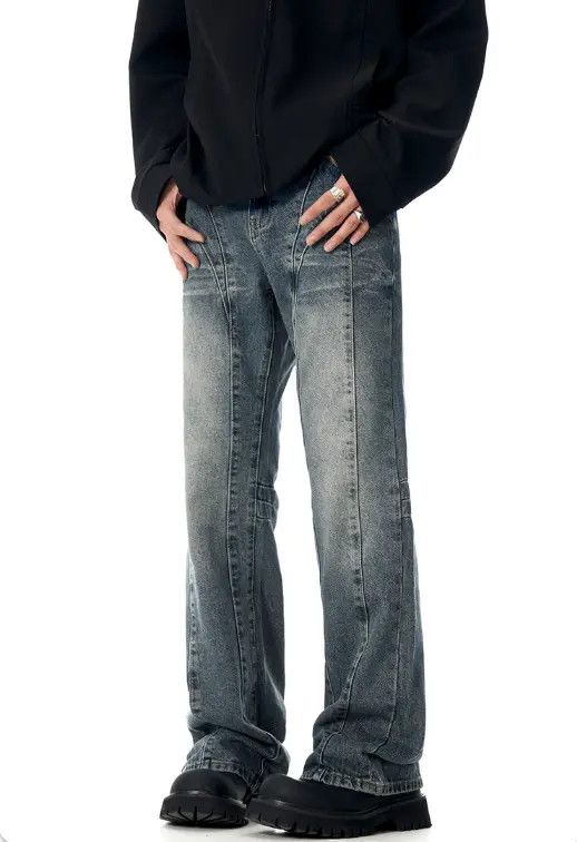 VIBE American retro blue cleanfit straight jeans Size US 32 / EU 48 - 3 Thumbnail