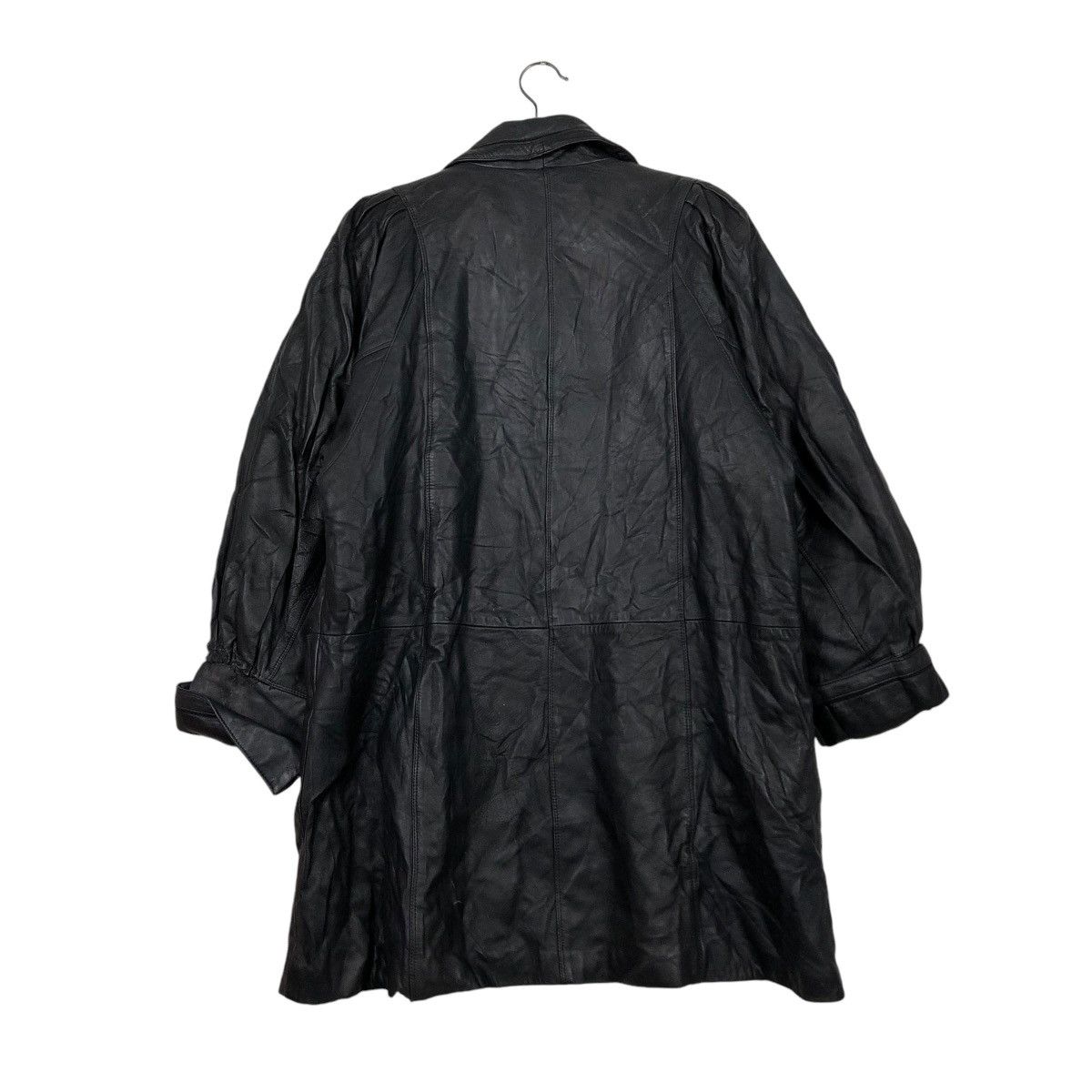 Japanese Brand 🔥VINTAGE GENUINE LEATHER JACKET DOUBLE BREAST OJATTI ITALY Size US M / EU 48-50 / 2 - 10 Thumbnail