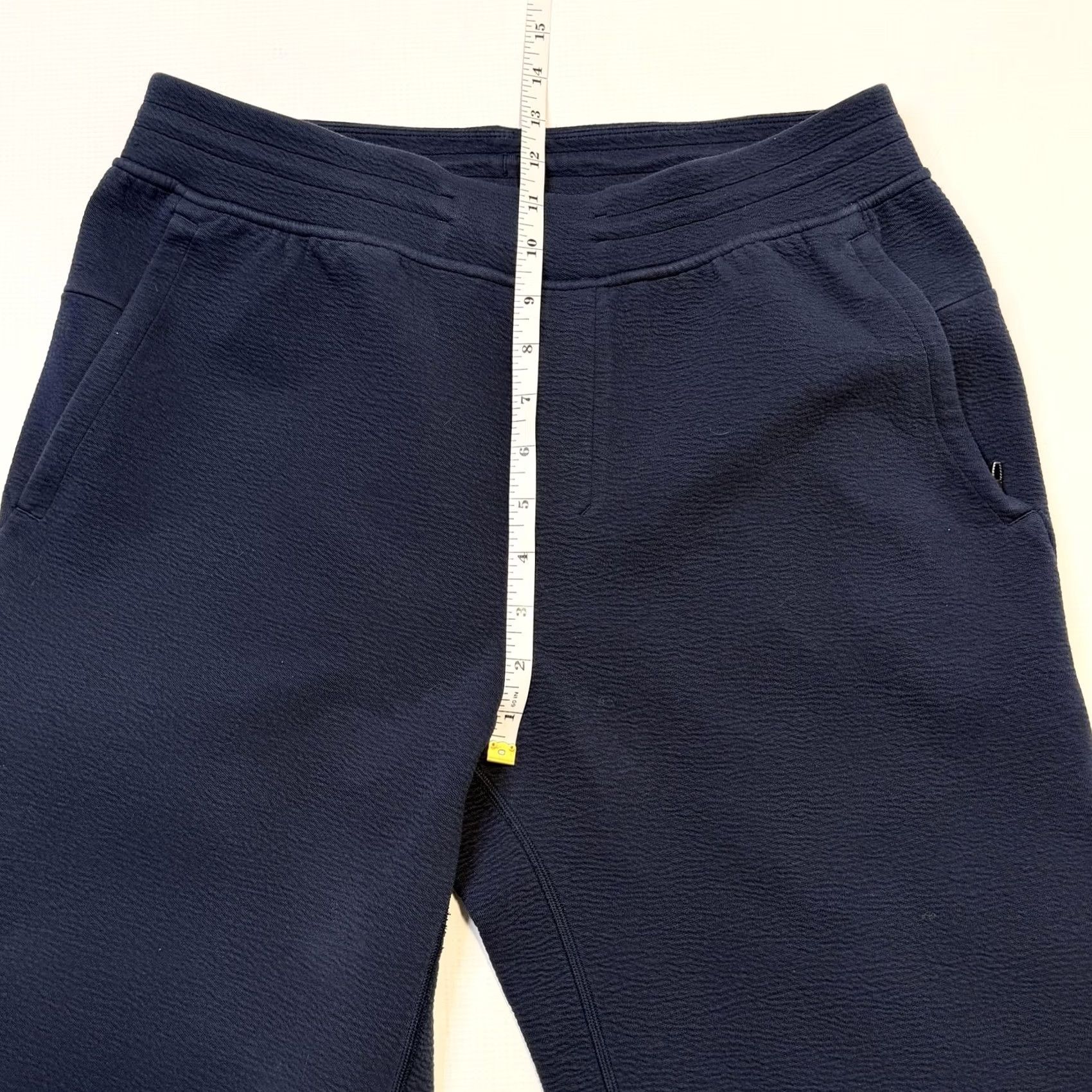 Lululemon Lululemon Jogger Pants Mens M Blue Textured Knit Elastic Waist LM5AV3S Size US 31 - 5 Thumbnail