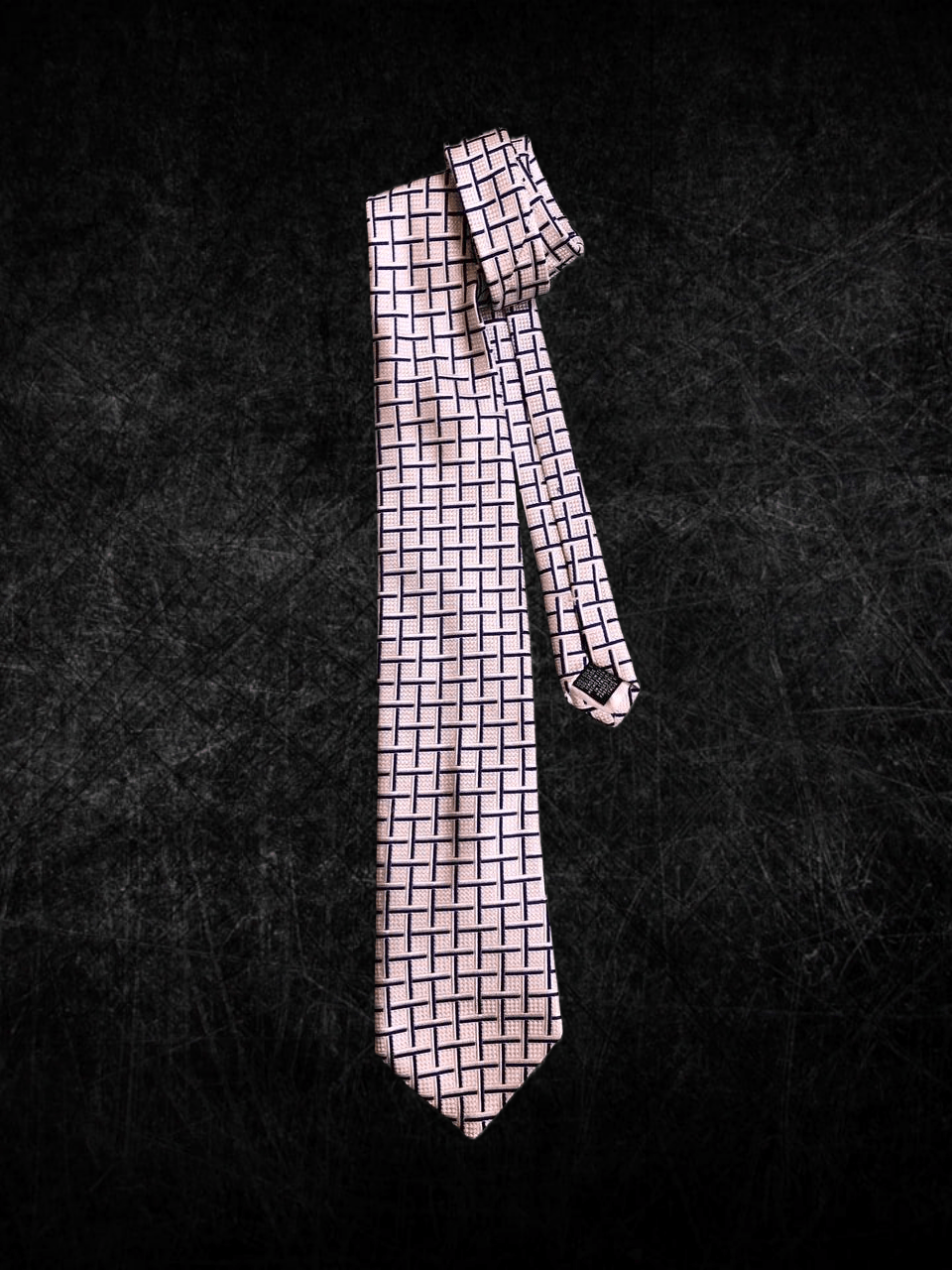 Vintage Vintage Frangi Business Silk Necktie Geometric print Size ONE SIZE - 1 Thumbnail