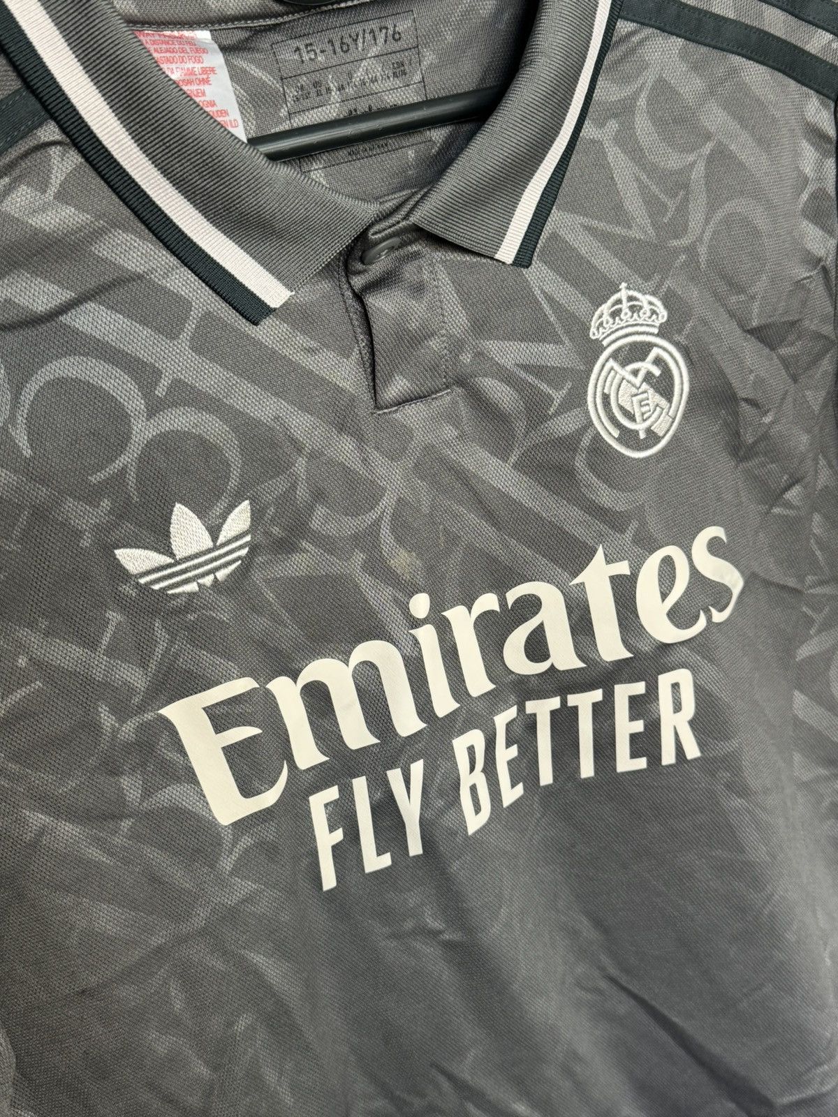 Adidas KIDS Real Madrid 24/25 Third Football Jersey T-Shirt Size US XS / EU 42 / 0 - 4 Thumbnail