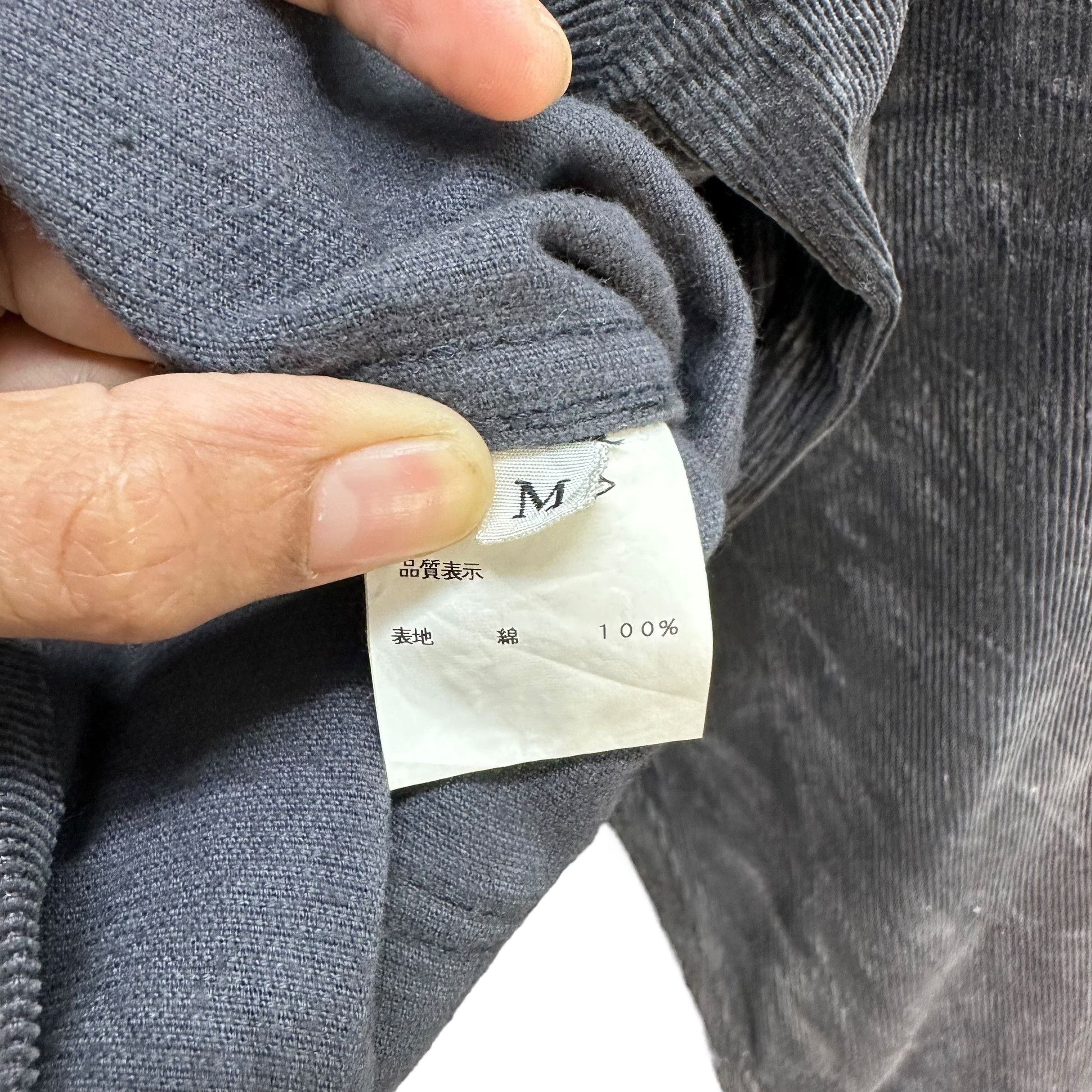 Japan Rags CREASE Made in Japan Corduroy Pullover Jacket #A42-0968 Size US M / EU 48-50 / 2 - 7 Thumbnail