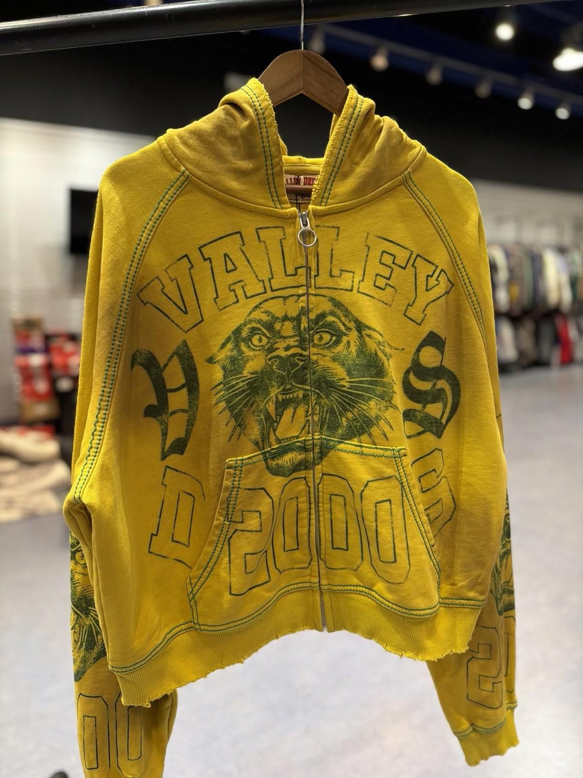 Vale Large - Vale Zip Up Brazil Hoodie Authentic Valley Yellow Size US L / EU 52-54 / 3 - 6 Thumbnail