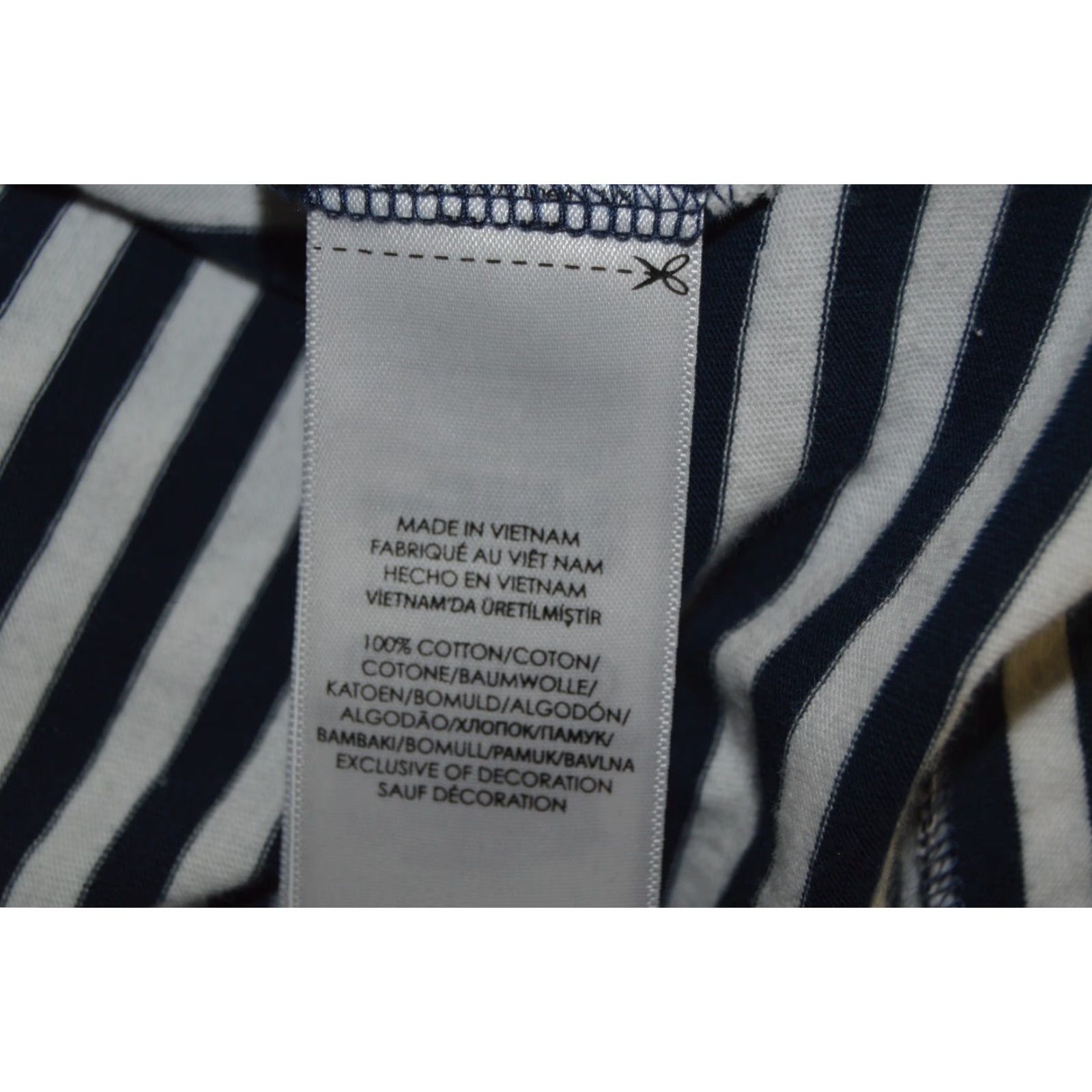 Ralph Lauren Polo Ralph Lauren Polo Shirt Black White Stripe Cotton Pocket M - Polo SS Shirt Men Classic Fit Embroidered Pony Logo Short Sleeve Button Collar Size US M / EU 48-50 / 2 - 5 Thumbnail