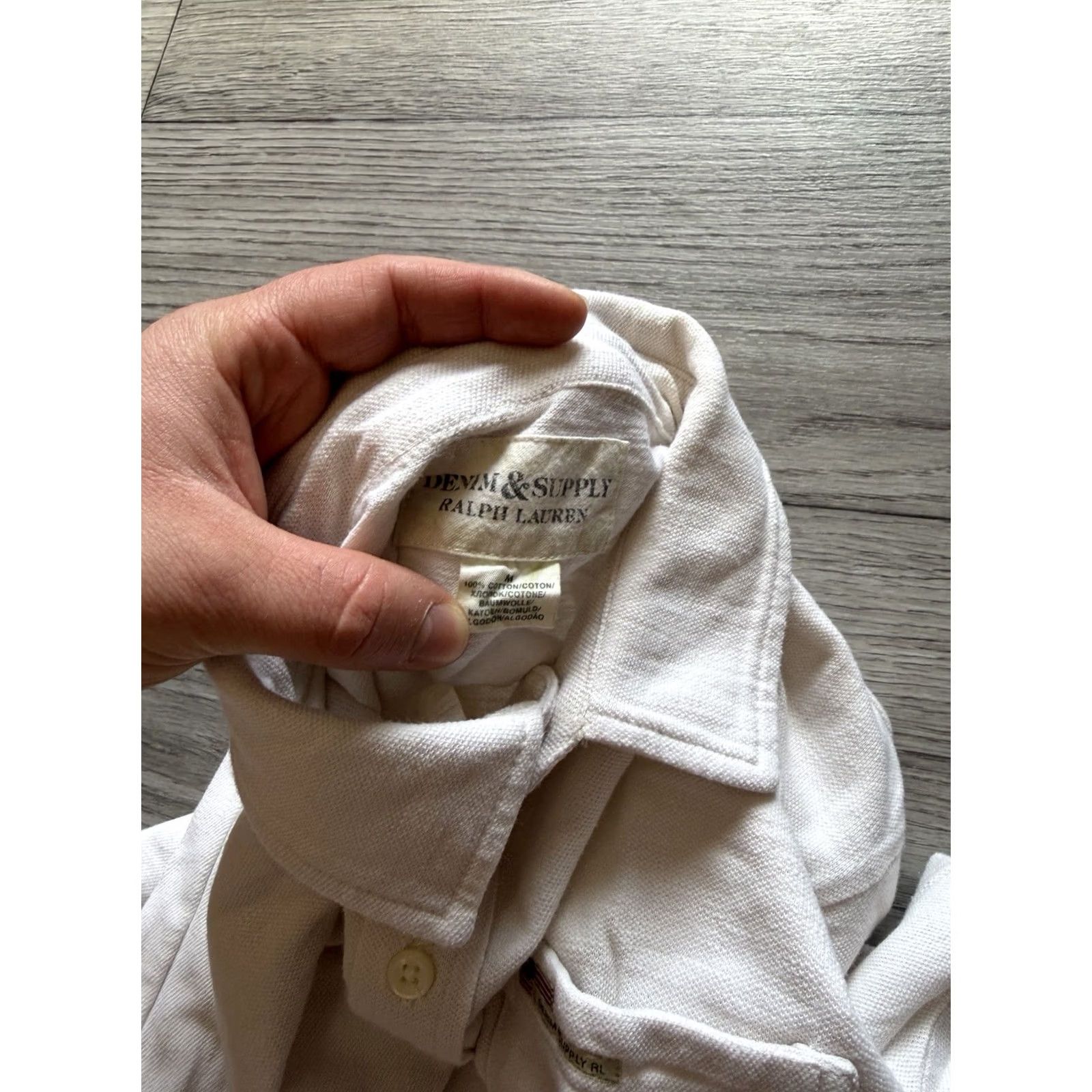 Ralph Lauren Ralph Lauren Denim&Supply RL Shirt Polo Short Sleeve Beige Size M Mens Size US M / EU 48-50 / 2 - 6 Thumbnail