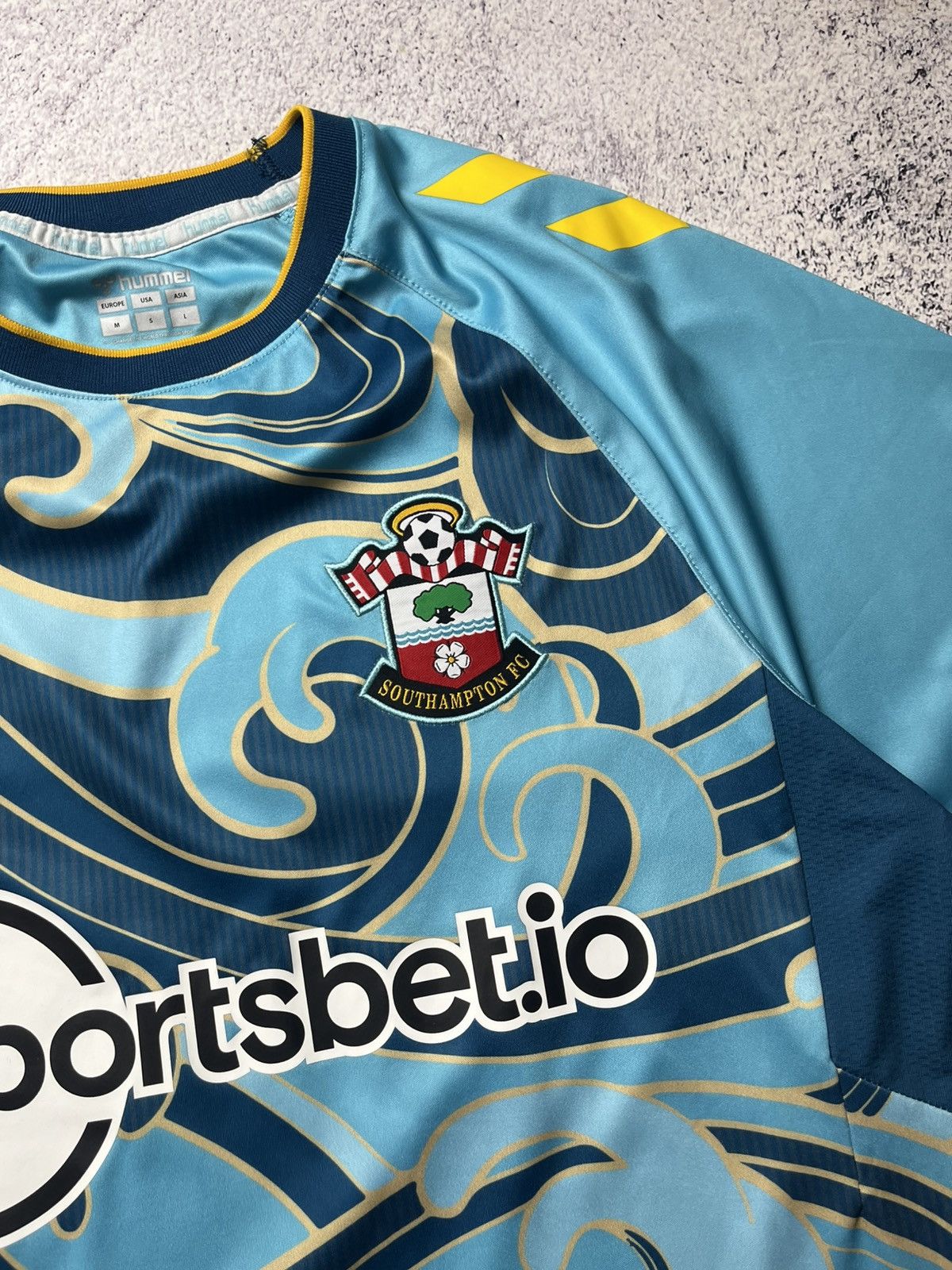 Vintage Southampton Football Shirt Large Blue Mens 2022 2023 Away Size US M / EU 48-50 / 2 - 7 Thumbnail