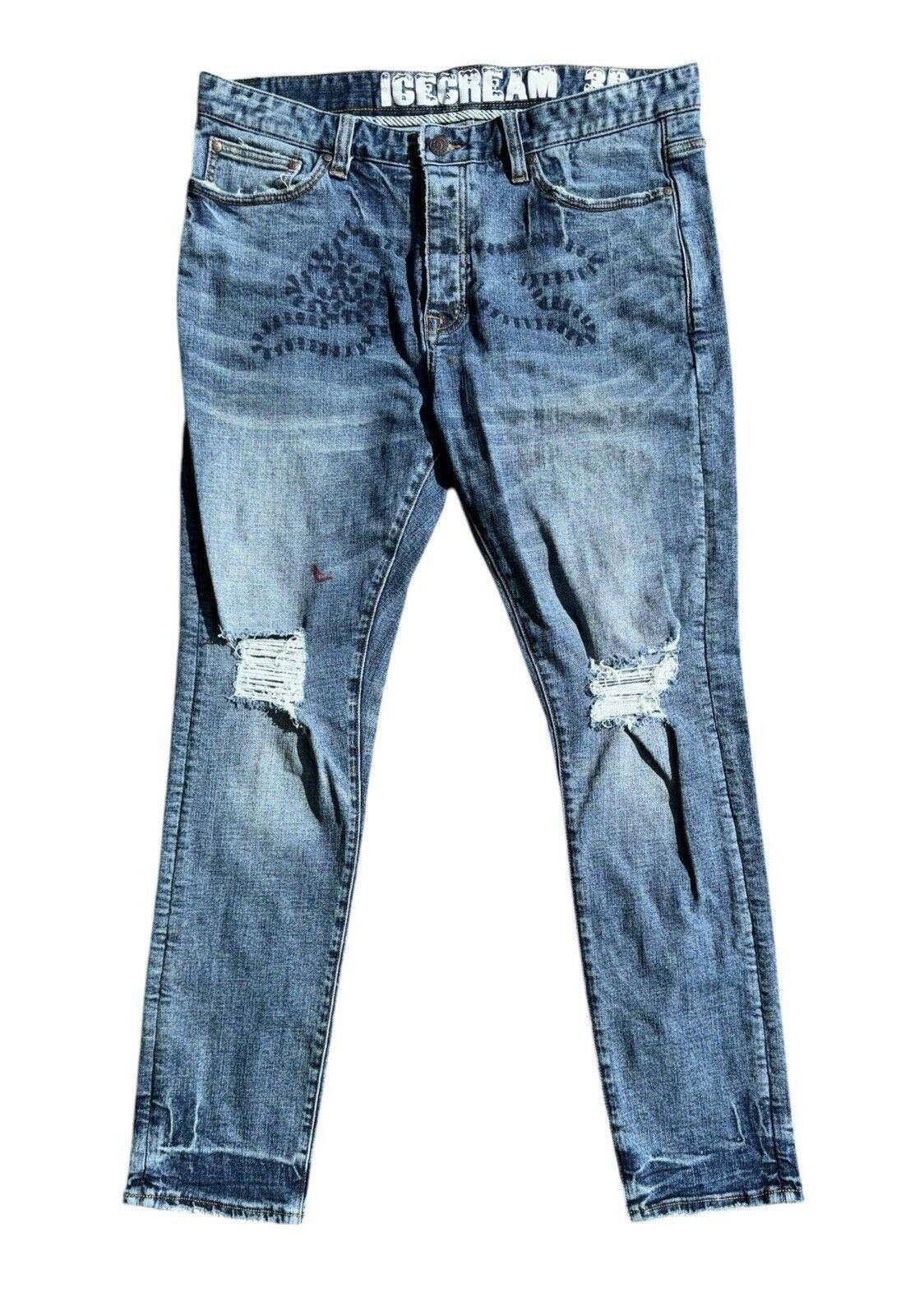 Billionaire Boys Club Vintage Billionaire Boys Club BBC Y2K Running Dog Jeans 36 Size US 36 / EU 52 - 1 Thumbnail