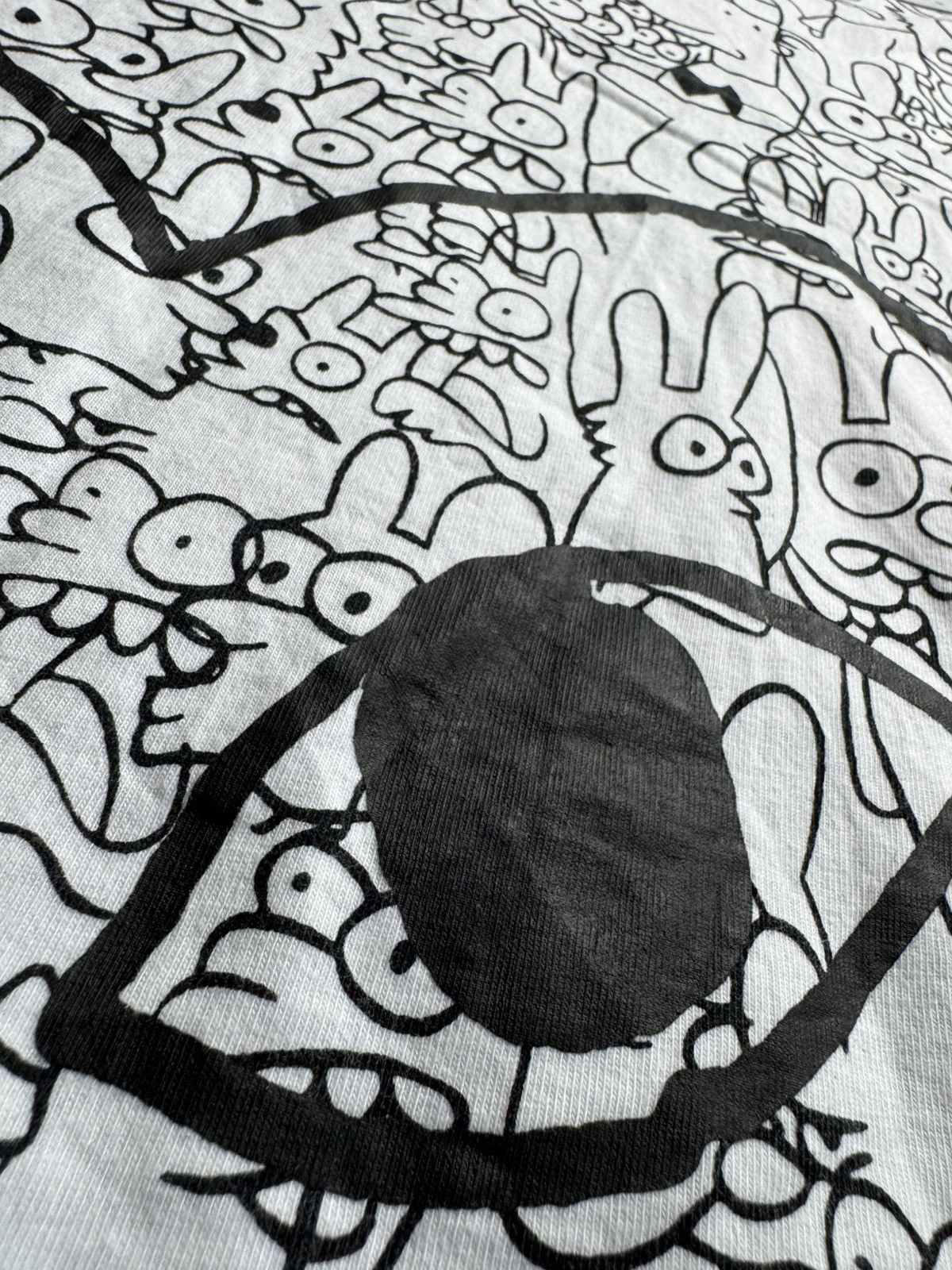 Comme des Garcons × Comme des Garcons PLAY Comme des Garsons Big Logo white T-Shirt M Size US M / EU 48-50 / 2 - 10 Thumbnail