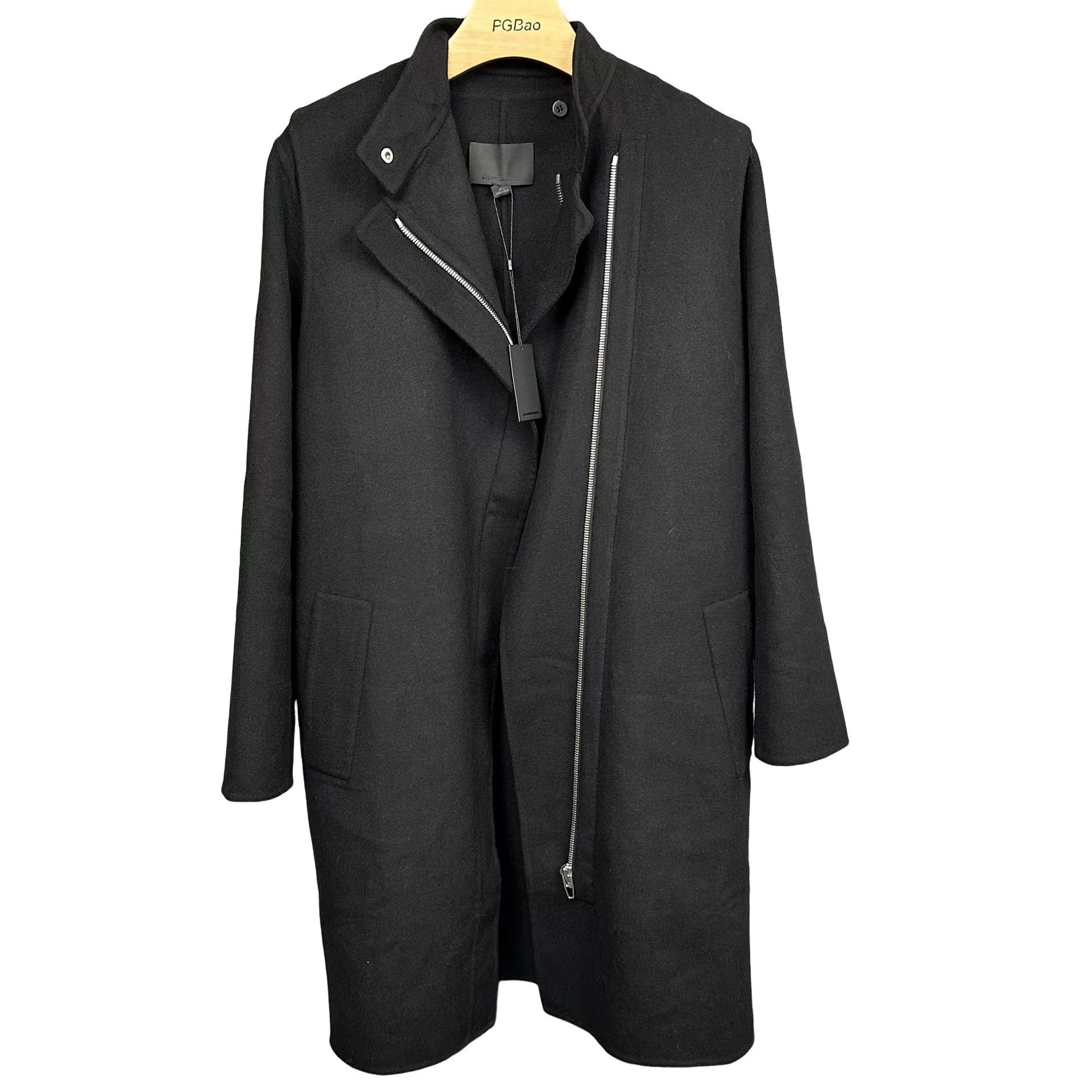 Alexander Wang Alexander Wang Black Zip-Up Wool Coat Size 6 Size M / US 6-8 / IT 42-44 - 1 Thumbnail