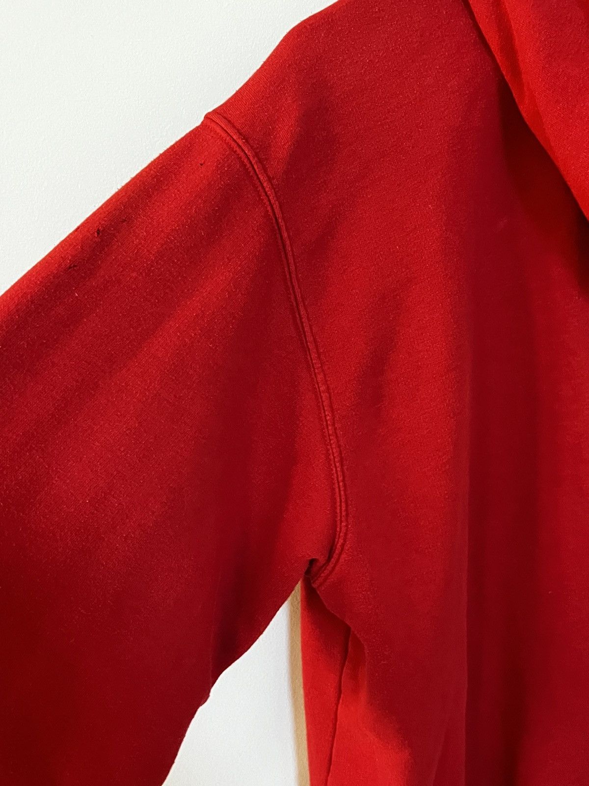 Japanese Brand × Nike Nike hoodie distressed 00s red Size US L / EU 52-54 / 3 - 24 Thumbnail