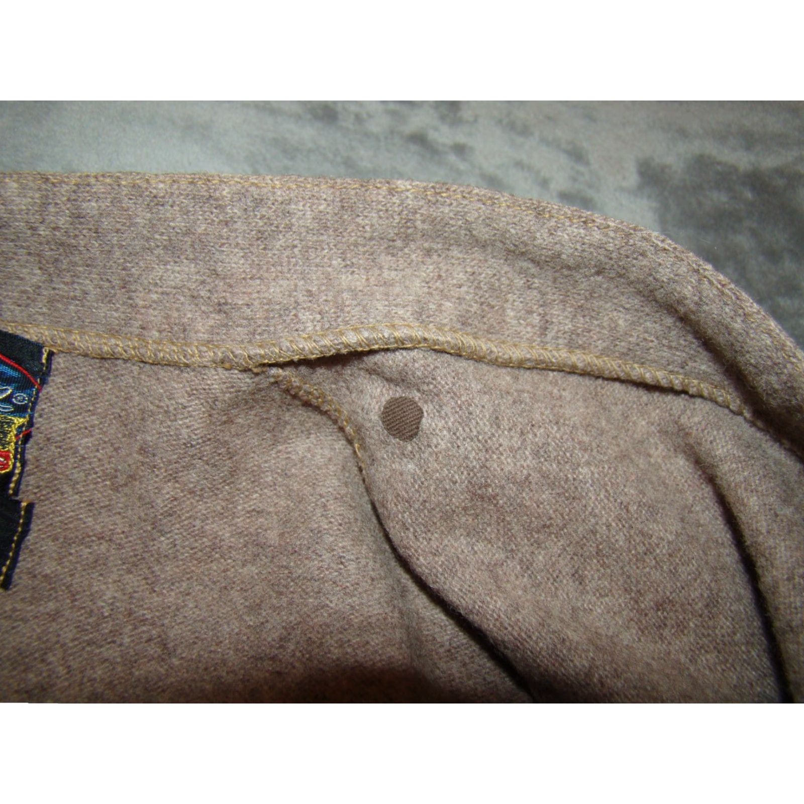 Vintage VINTAGE Manhattan Australian Wool Mens XL Knit Brown Cardigan Sweater Size US XL / EU 56 / 4 - 7 Thumbnail