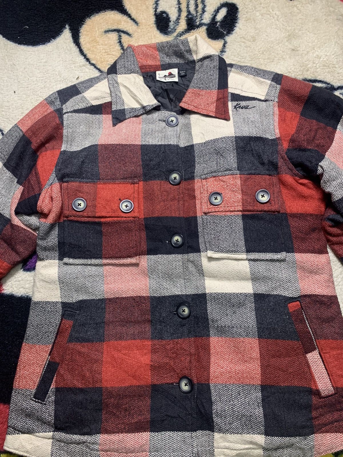 KAVU OG KAVU WOOL QUILTED JACKET BUTTON UP Size US S / EU 44-46 / 1 - 5 Thumbnail