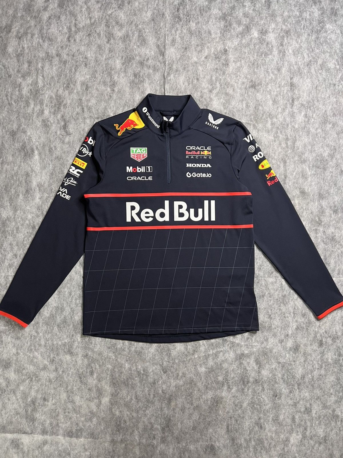 Castore Oracle Red Bull Racing 2025 Team 1/4 3 Zip Midlayer Castore Size US M / EU 48-50 / 2 - 1 Thumbnail