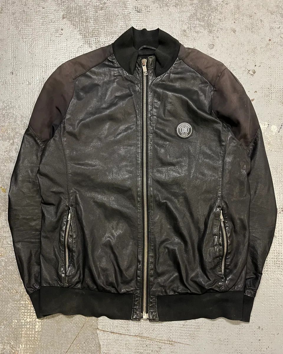 Dirk Bikkembergs 2010s Dirk Bikkembergs Black Faded Leather Jacket Size US L / EU 52-54 / 3 - 4 Thumbnail