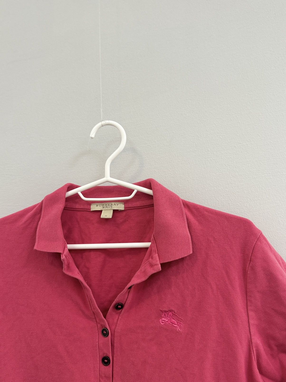 Burberry × Vintage Burberry vintage polo shirt M cotton nova Size M / US 6-8 / IT 42-44 - 2 Thumbnail