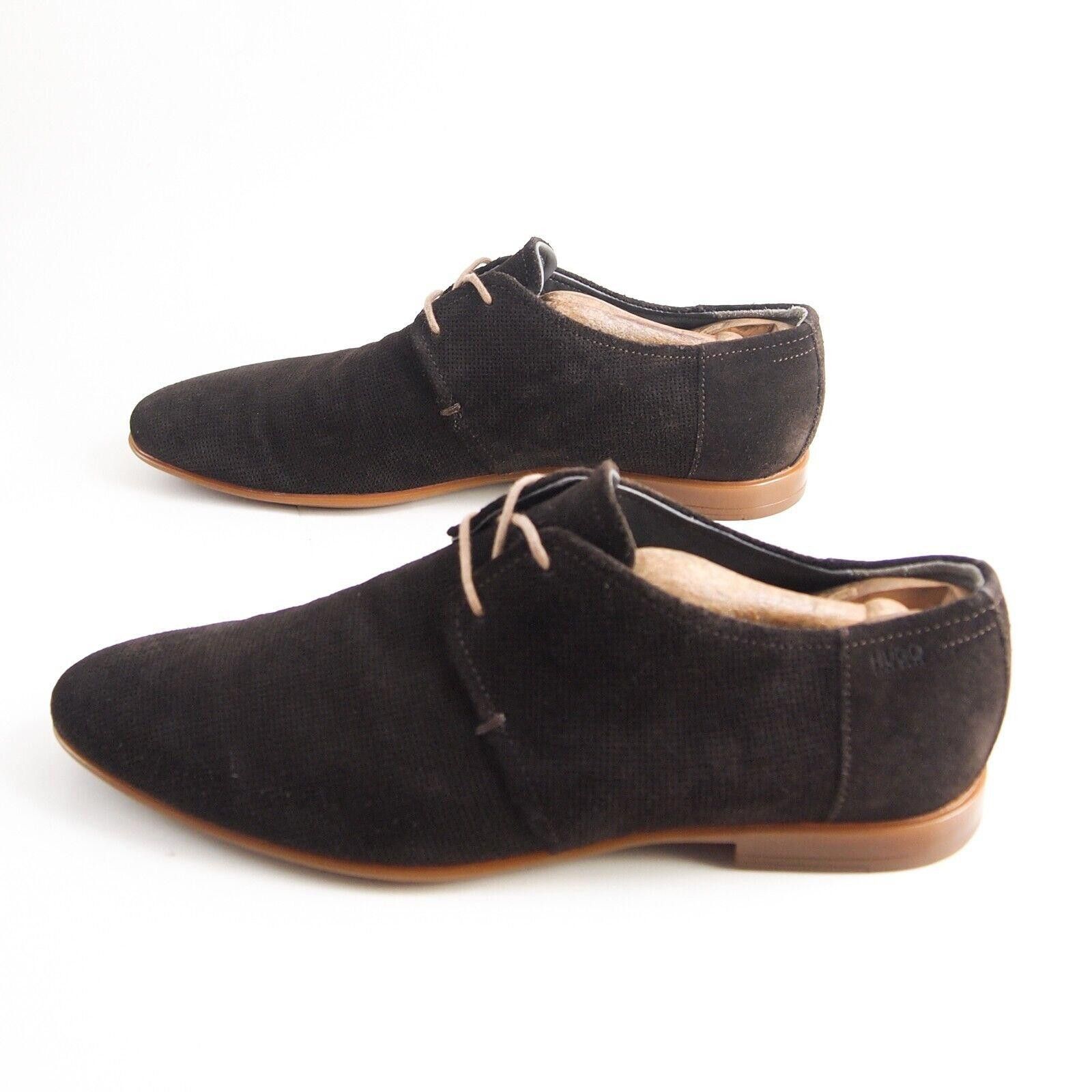 Hugo Boss Hugo Boss Derby Oxfords Brown Suede Mens EU 40.5 US 7.5 Size US 7.5 / EU 40-41 - 3 Thumbnail