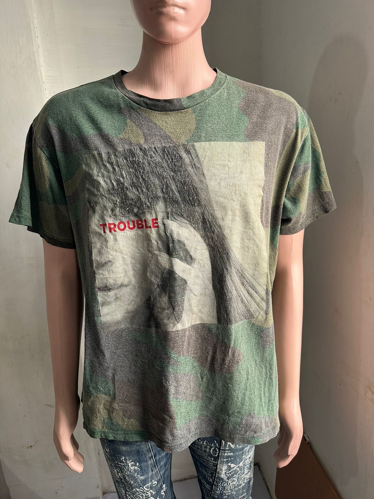 Japanese Brand Ayumi hamasaki Trouble Tour Camo Tshirt Size US M / EU 48-50 / 2 - 9 Thumbnail