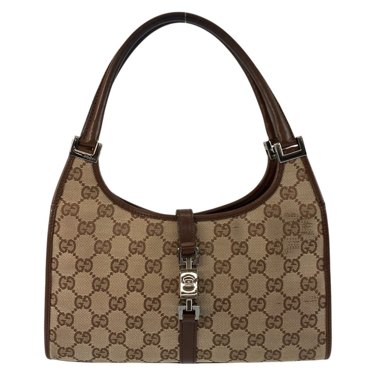 Gucci Gucci Jackie GG Canvas 2Way Bag Canvas Shoulder Bag 0021068 in Beige, Women's
