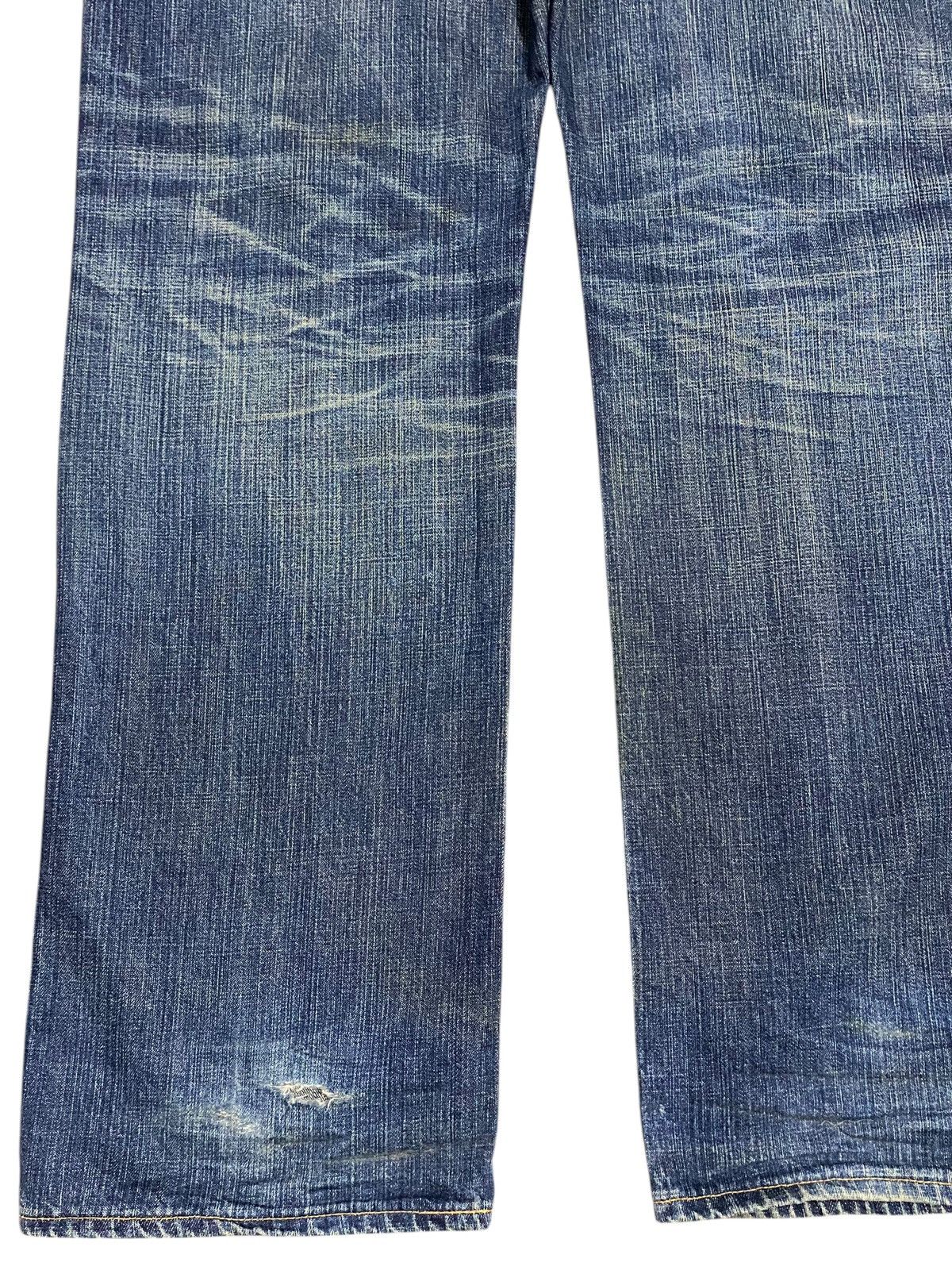 Japanese Brand Vintage Project SRS Rhinestone Avant Garde Style Jeans Size US 34 / EU 50 - 8 Thumbnail