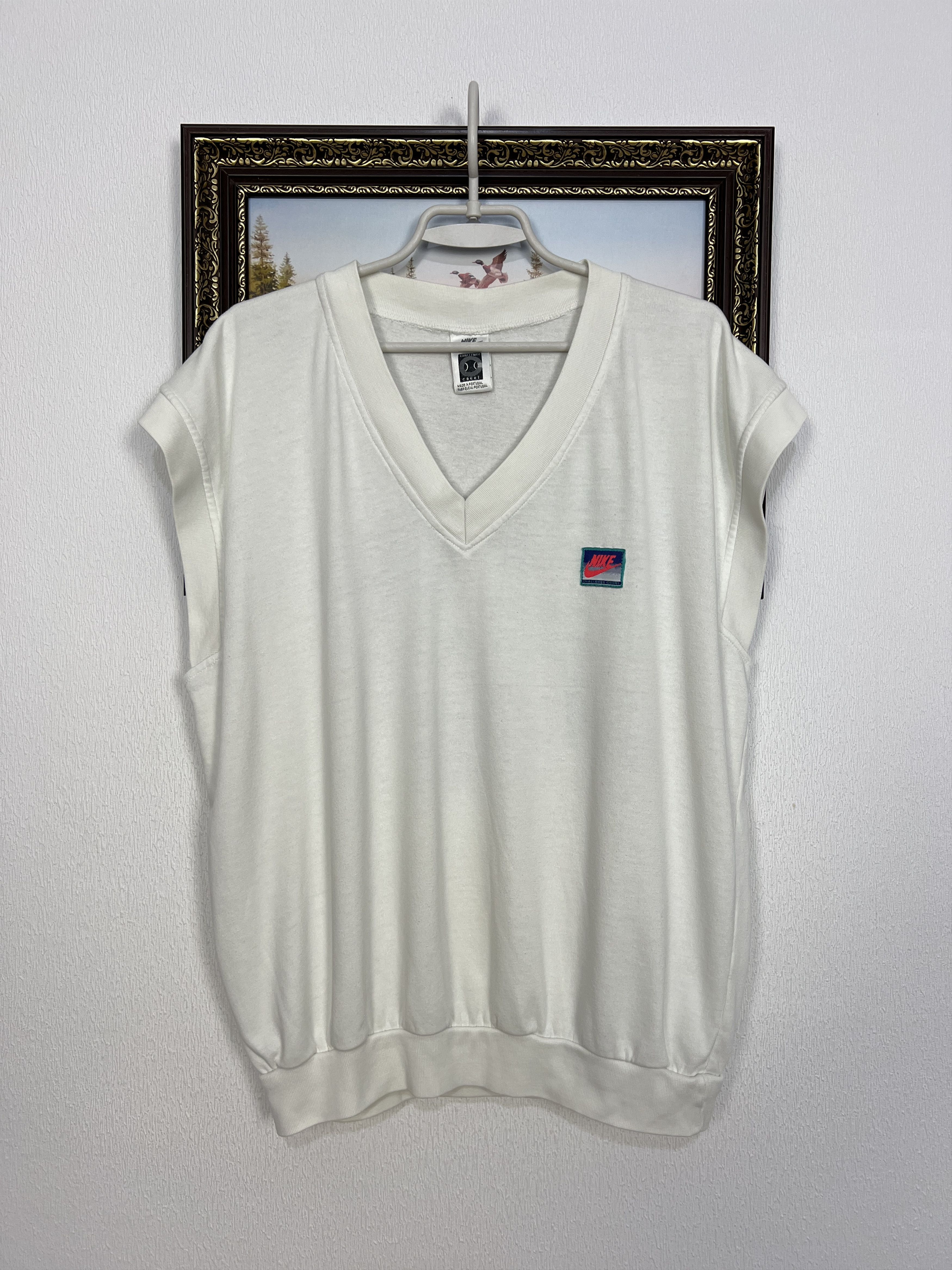 Nike Vintage 90's Andre Agassi Tennis Vest Gilet Jacket TRack Top Size US L / EU 52-54 / 3 - 3 Thumbnail