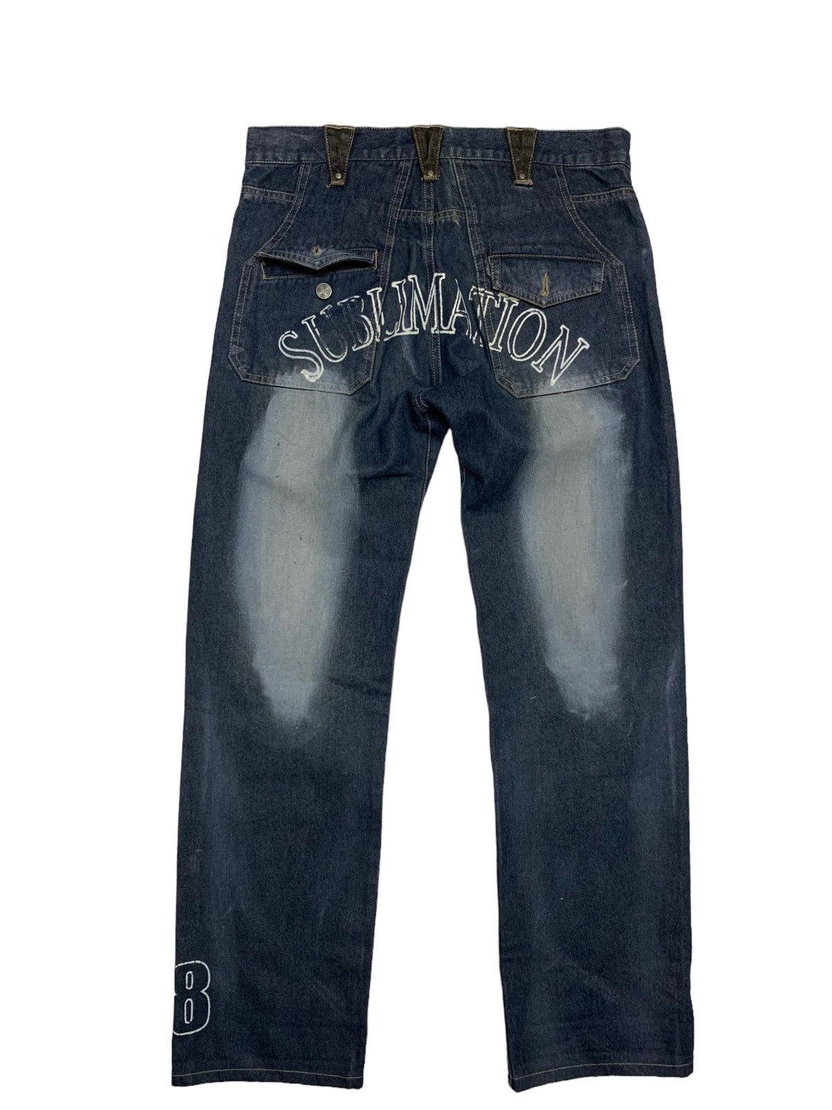 Designer Distressed jeans Size US 33 - 4 Thumbnail