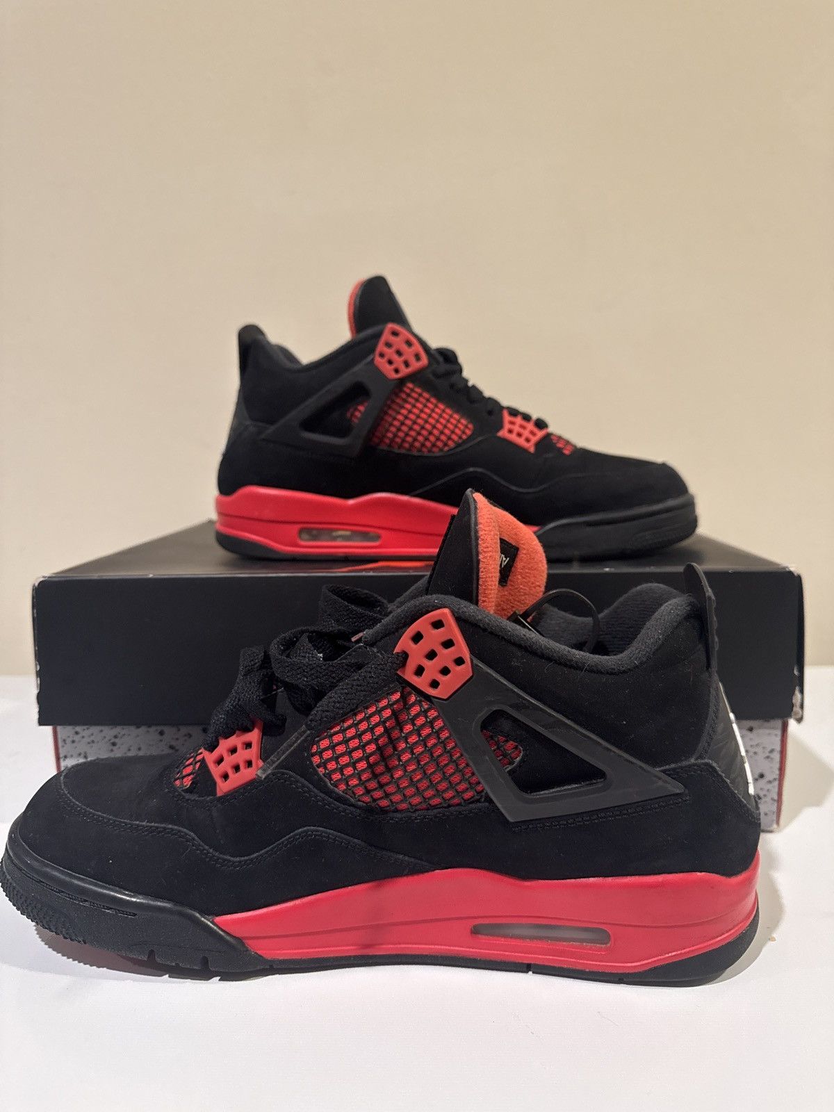 Jordan Brand × Nike JORDAN 4 RED THUNDER Size US 10 / EU 43 - 2 Thumbnail