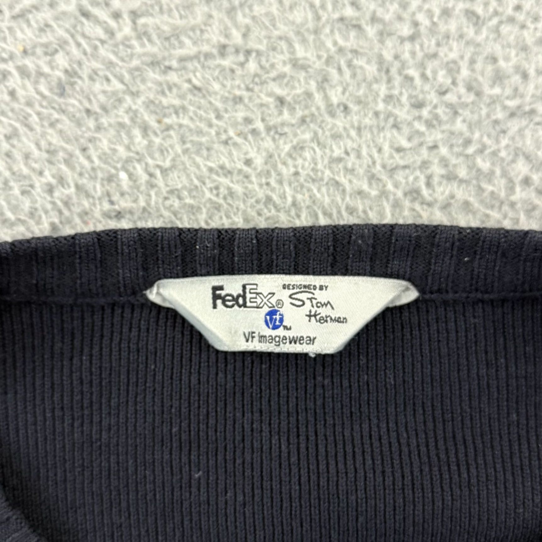 Vintage VINTAGE Stan Herman Sweater Men 2XL Black VF Imagewear Full Zip Workwear Outdoor 90s Size US XXL / EU 58 / 5 - 6 Thumbnail