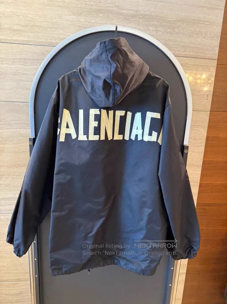 Balenciaga Balenciaga Logo letter print sun protection hooded jacket Size US XS / EU 42 / 0 - 1 Thumbnail