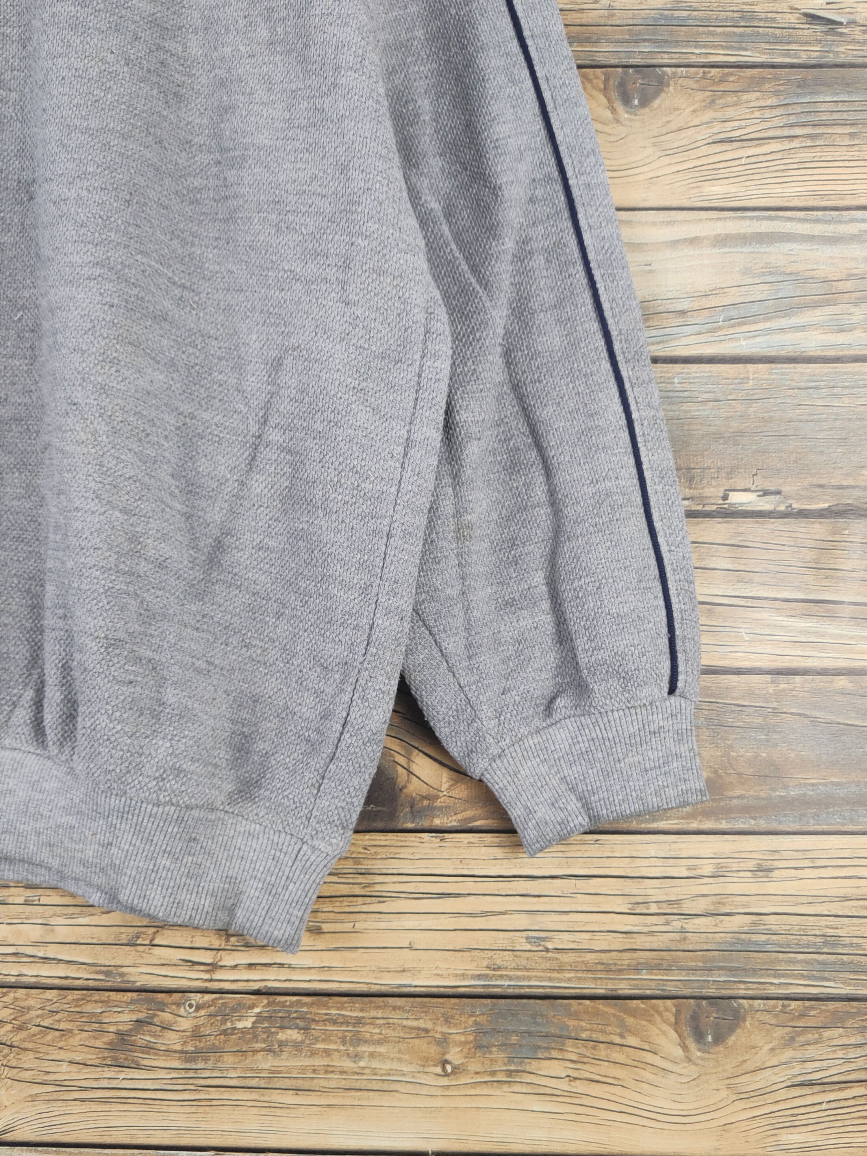 Converse × Vintage DL Converse Gray Sweatshirts #779 Size US L / EU 52-54 / 3 - 7 Thumbnail