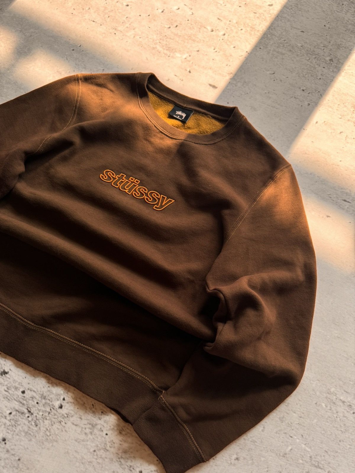Stussy × Vintage STUSSY CENTER LOGO VINTAGE SWEATSHIRT Size US S / EU 44-46 / 1 - 3 Thumbnail