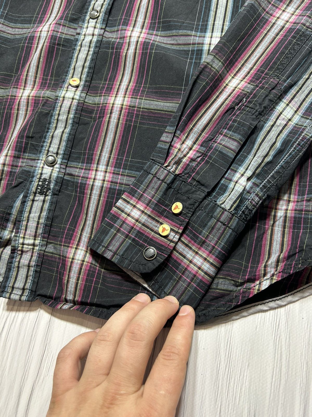 Levi's Levis Indian Skull Check Plaid Shirt Overshirt Size US M / EU 48-50 / 2 - 6 Thumbnail