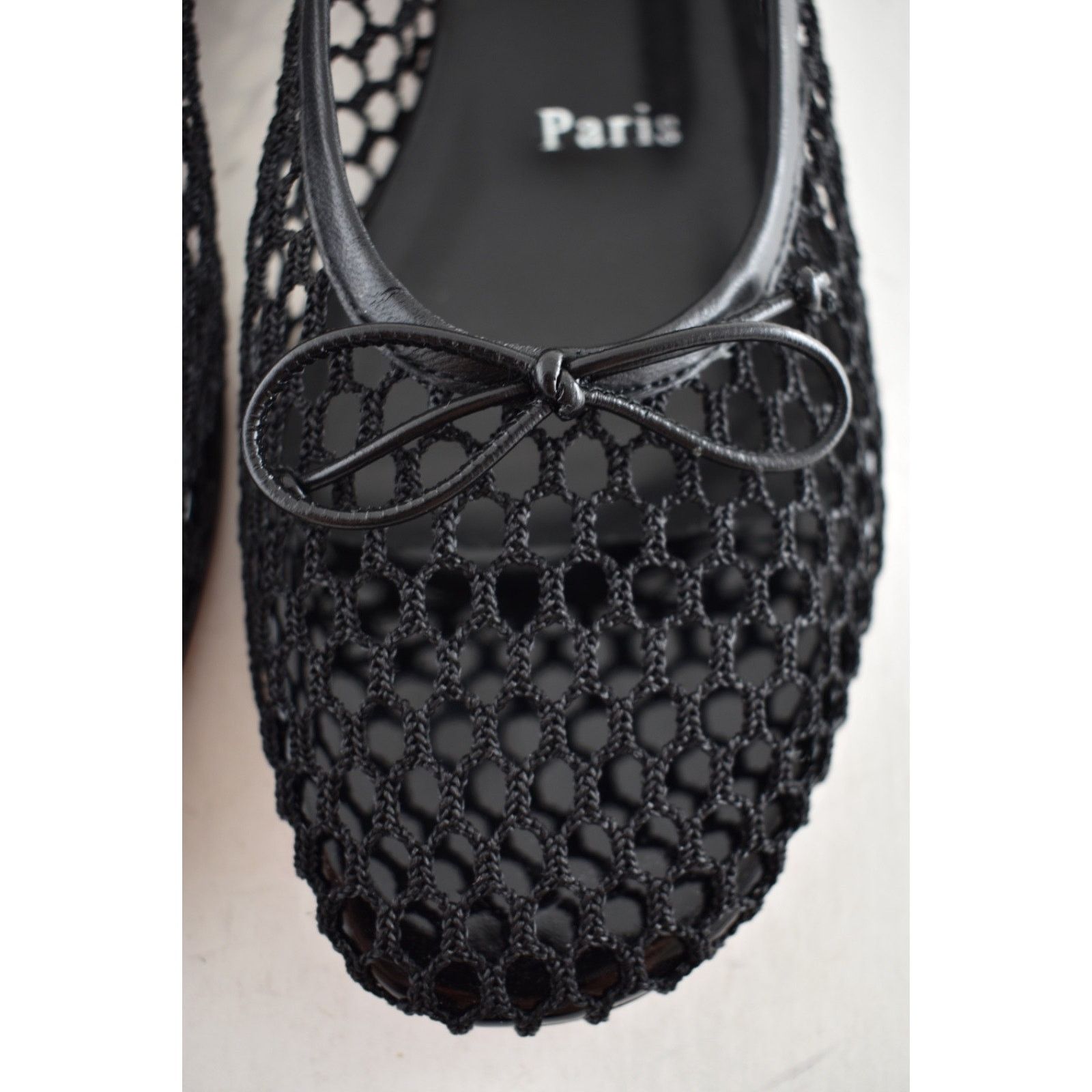 Christian Louboutin Christian Louboutin Sweetie Jane Mesh Flat Black Ballet Size US 7.5 / IT 37.5 - 13 Thumbnail
