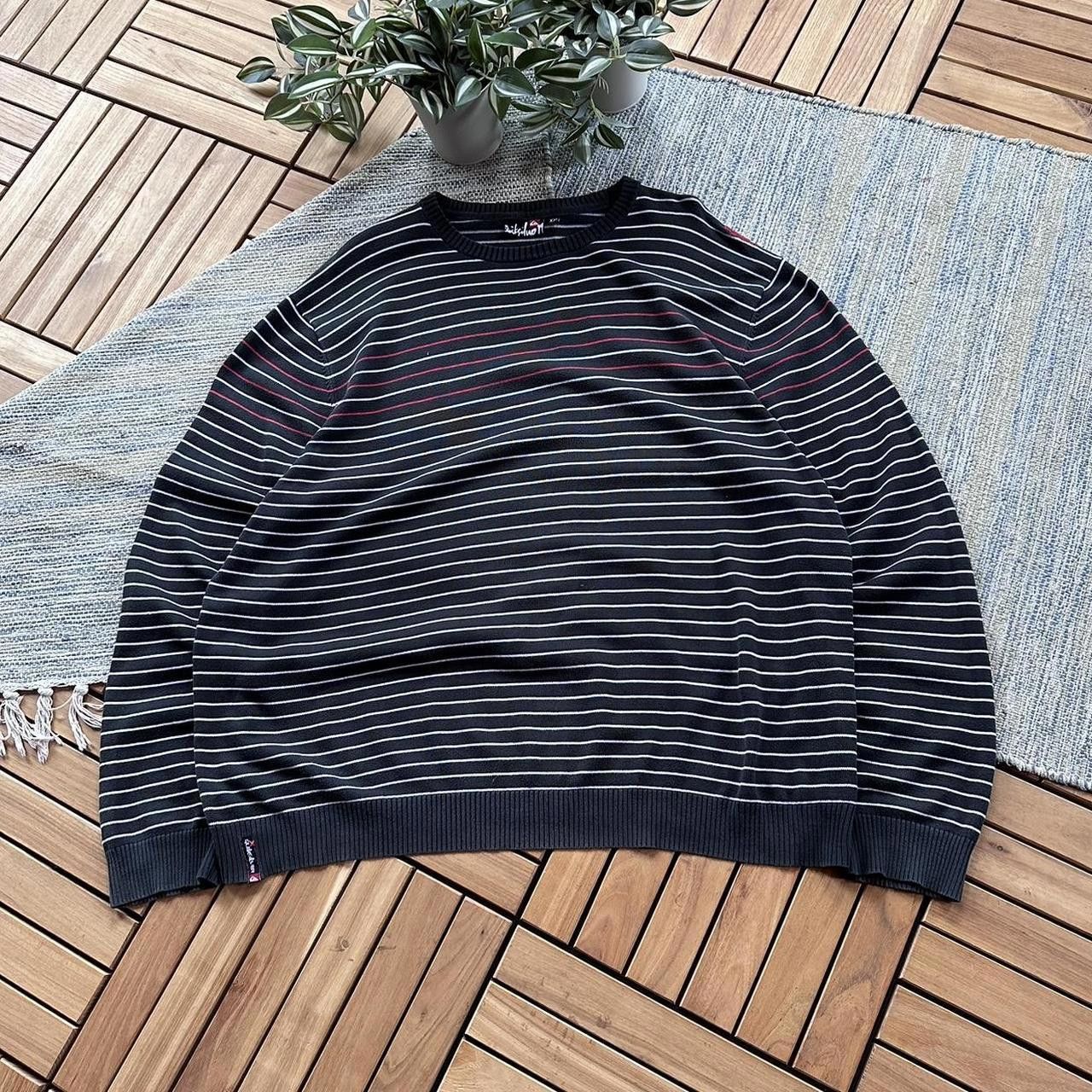 Quiksilver Vintage Y2K Quiksilver Surfwear Stripped Long Sleeve Jumper Size US XXL / EU 58 / 5 - 1 Thumbnail