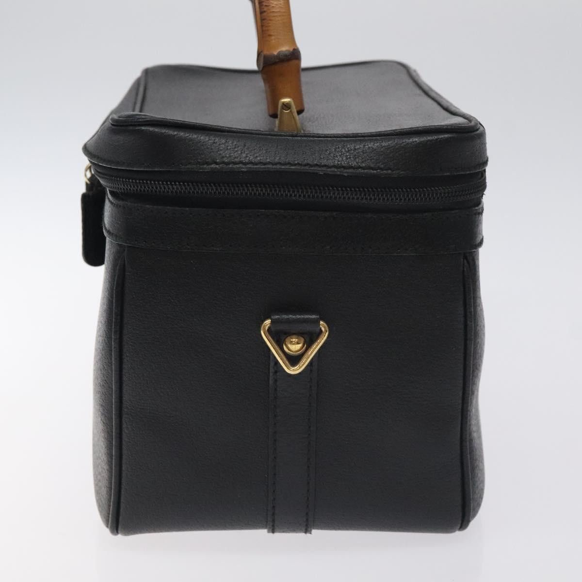 Gucci GUCCI Bamboo Handbag Leather Black Gold 013 122 013 122 Size ONE SIZE - 5 Thumbnail
