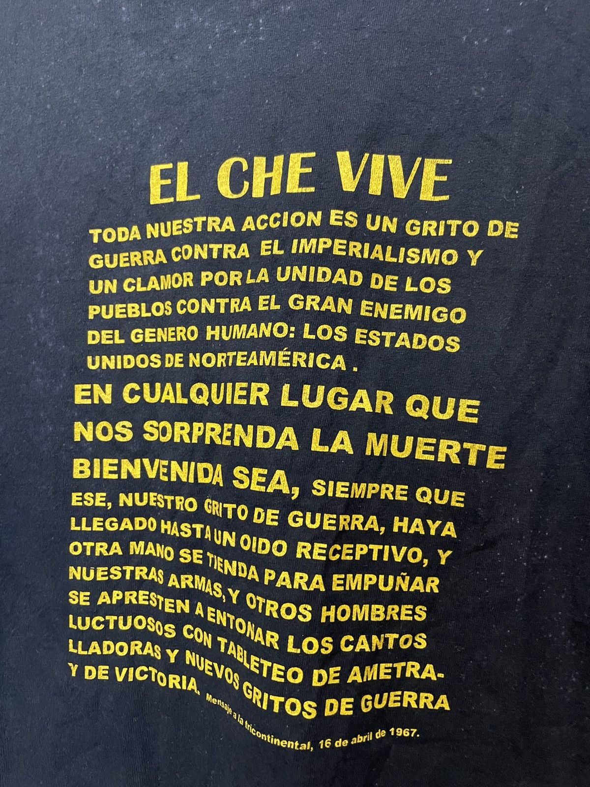 Band Tees Vintage Che Guevara El Che Vive 1967 Tee 90s XL Size US XL / EU 56 / 4 - 9 Thumbnail